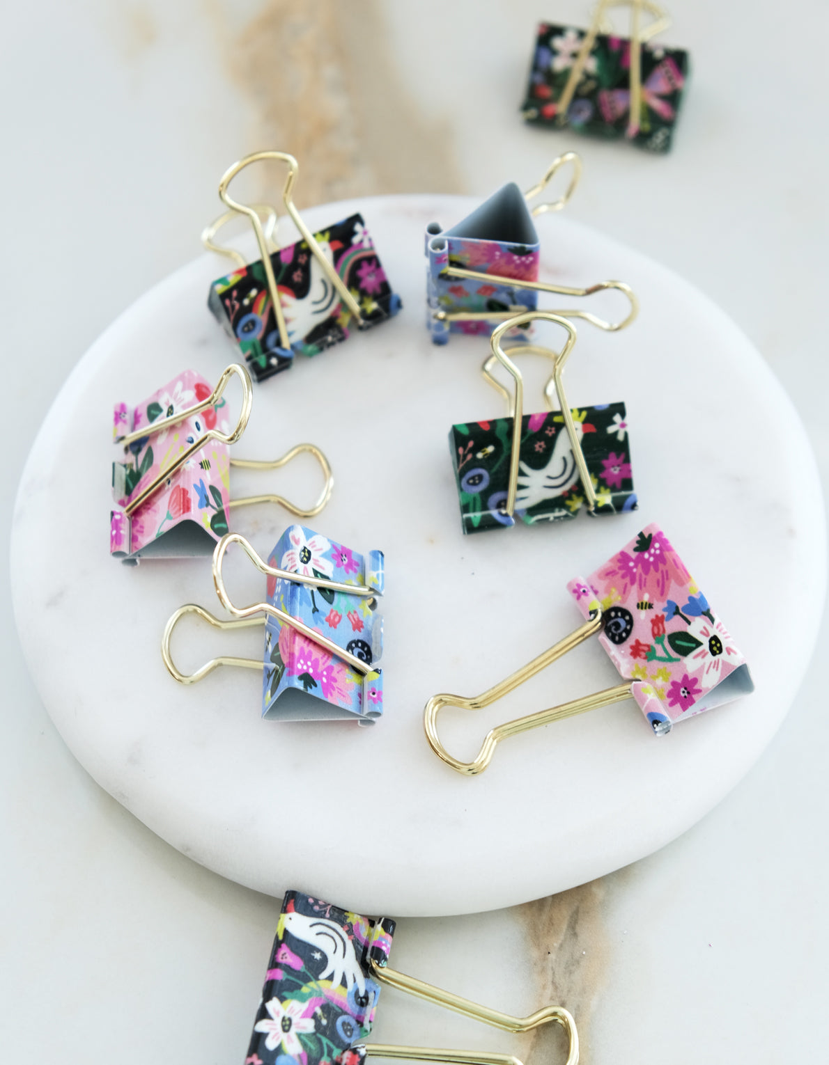Binder Clips | Floral