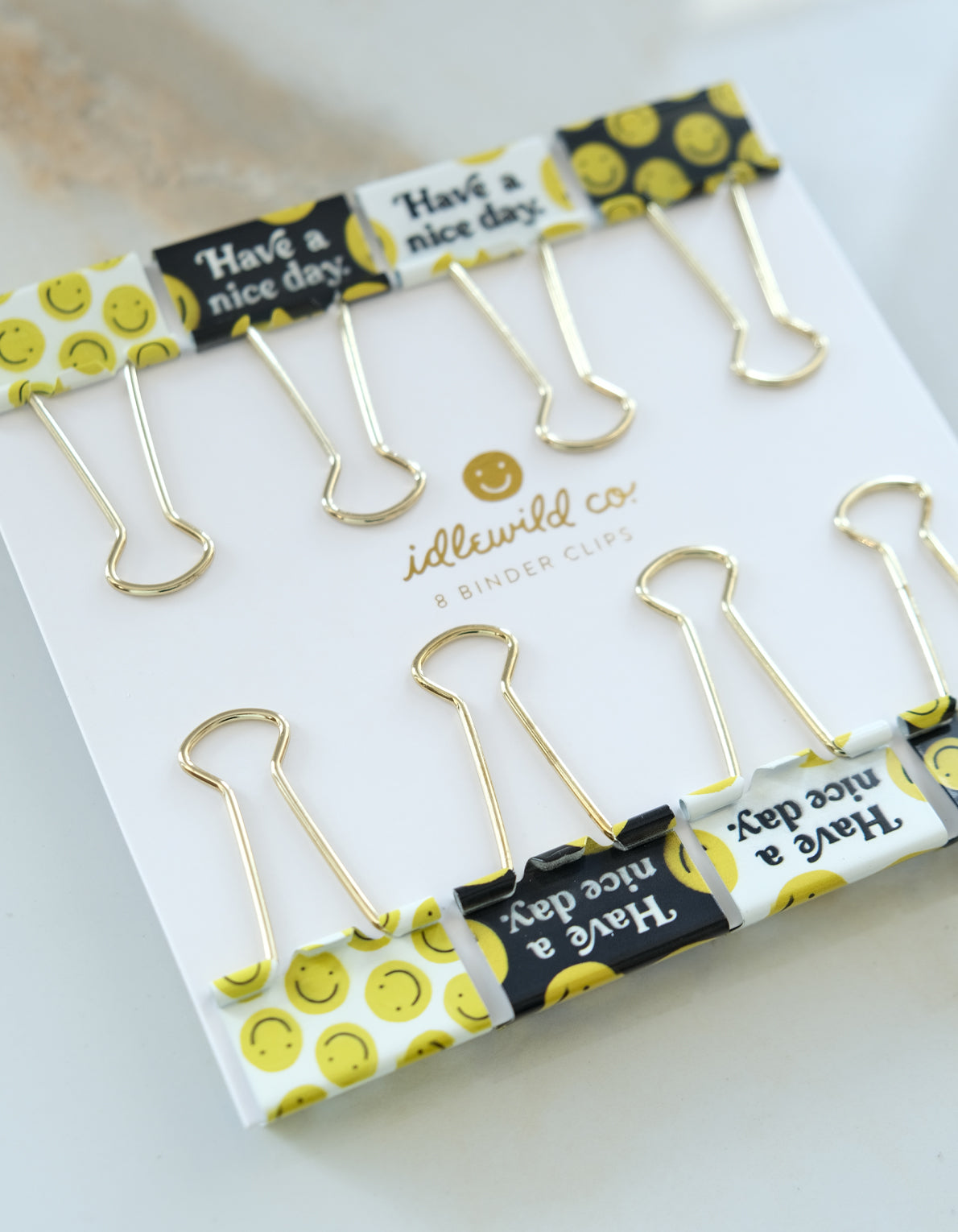 Binder Clips | Smileys