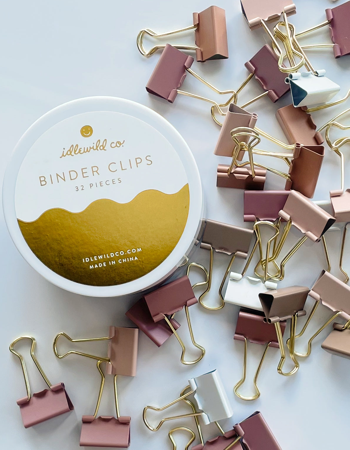 Binder Clips | Rosy Nude