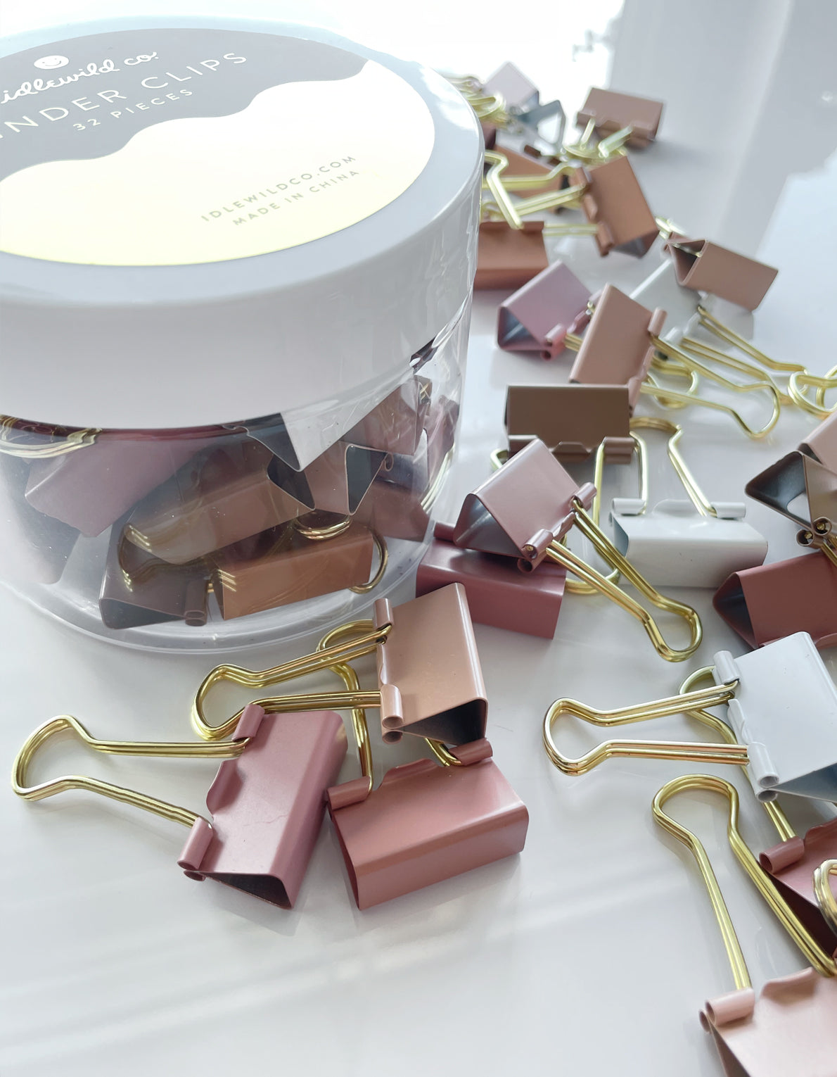 Binder Clips | Rosy Nude