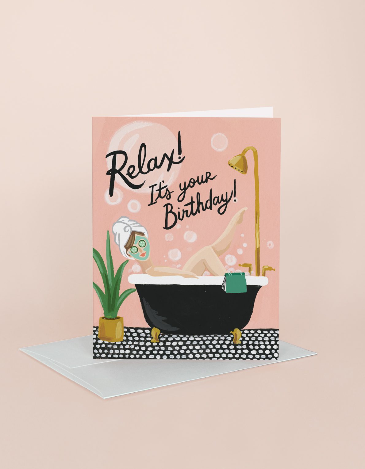 Birthday Greeting Card | Bubble Bath