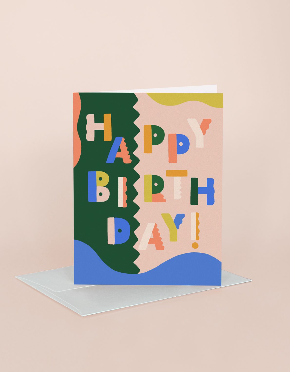 Birthday Greeting Card | Birthday Colorblock