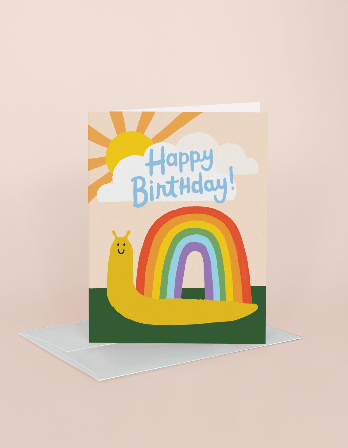 Birthday Greeting Card | Snail Rainbow Birthday
