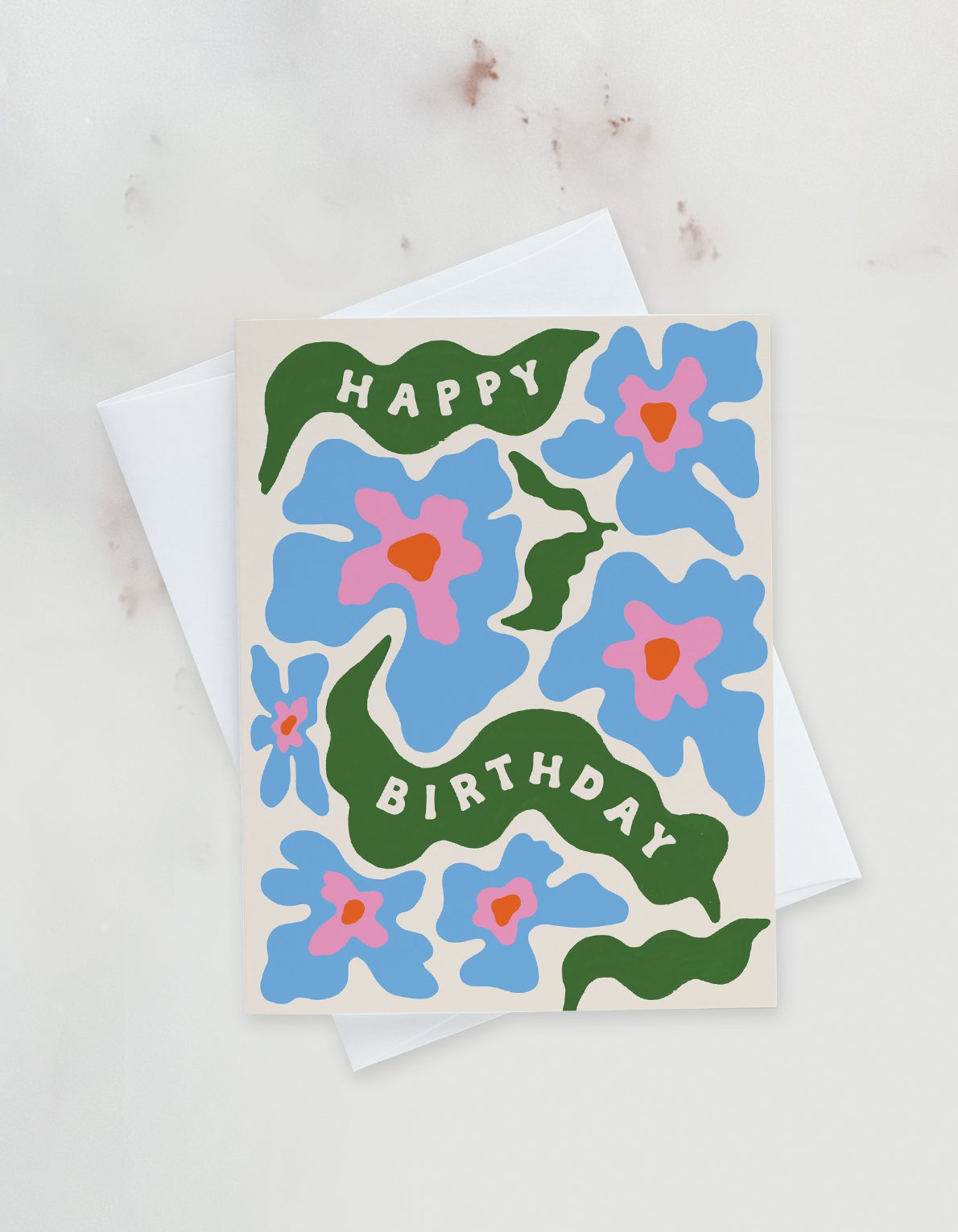 Birthday Greeting Card | Trippy Daisies Birthday