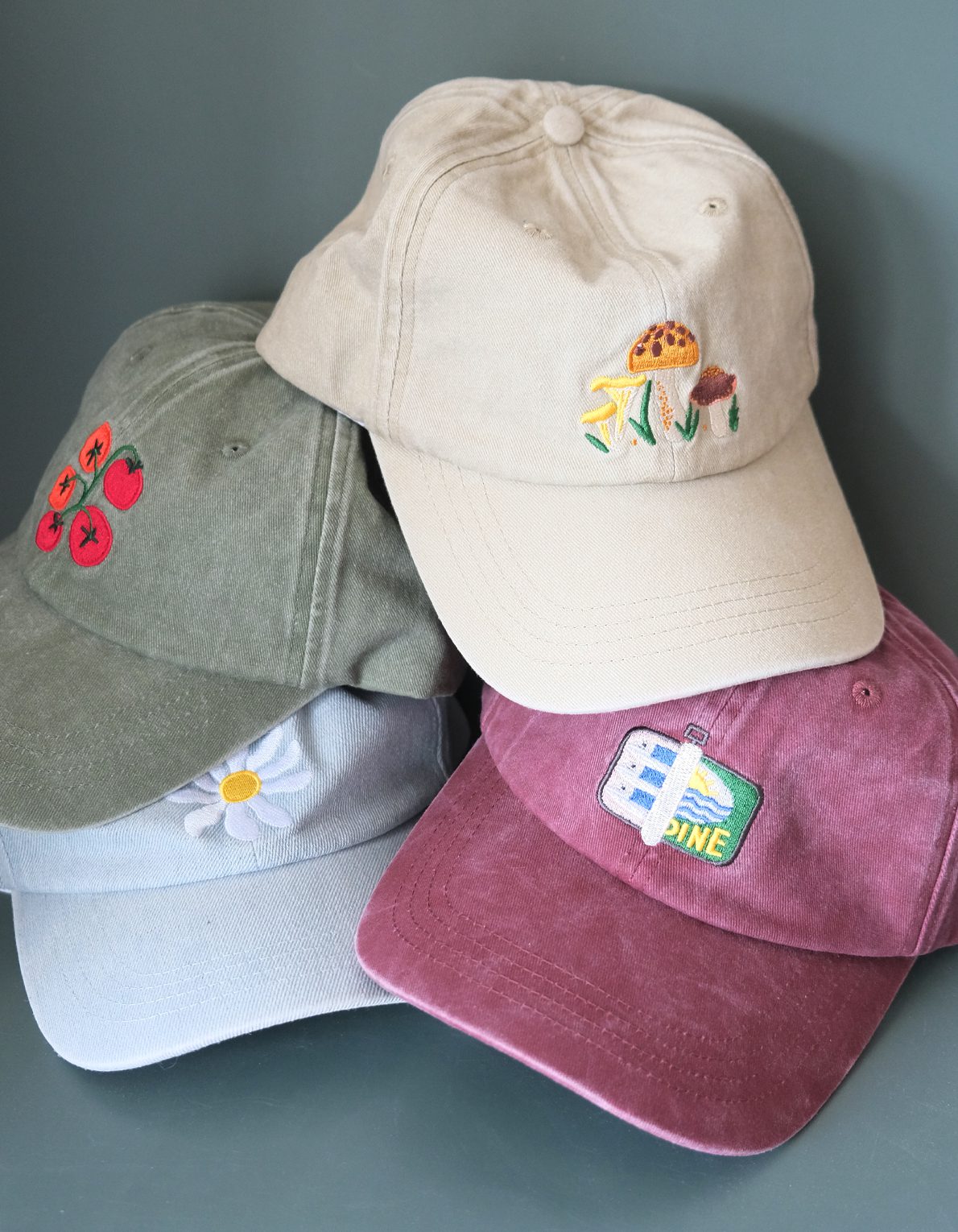 Embroidered Hat | Tinned Fish