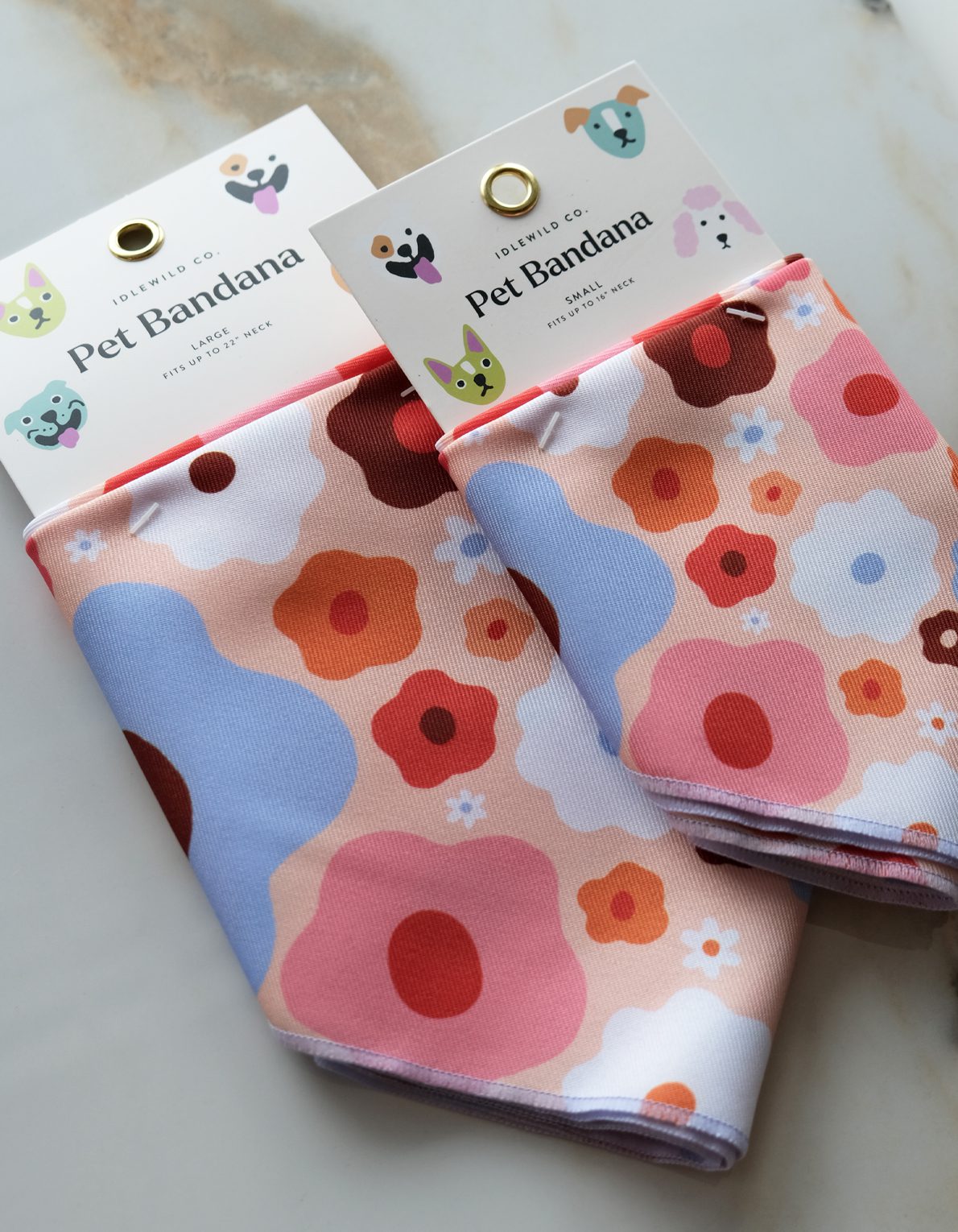 Pet Bandana | Coral Floral