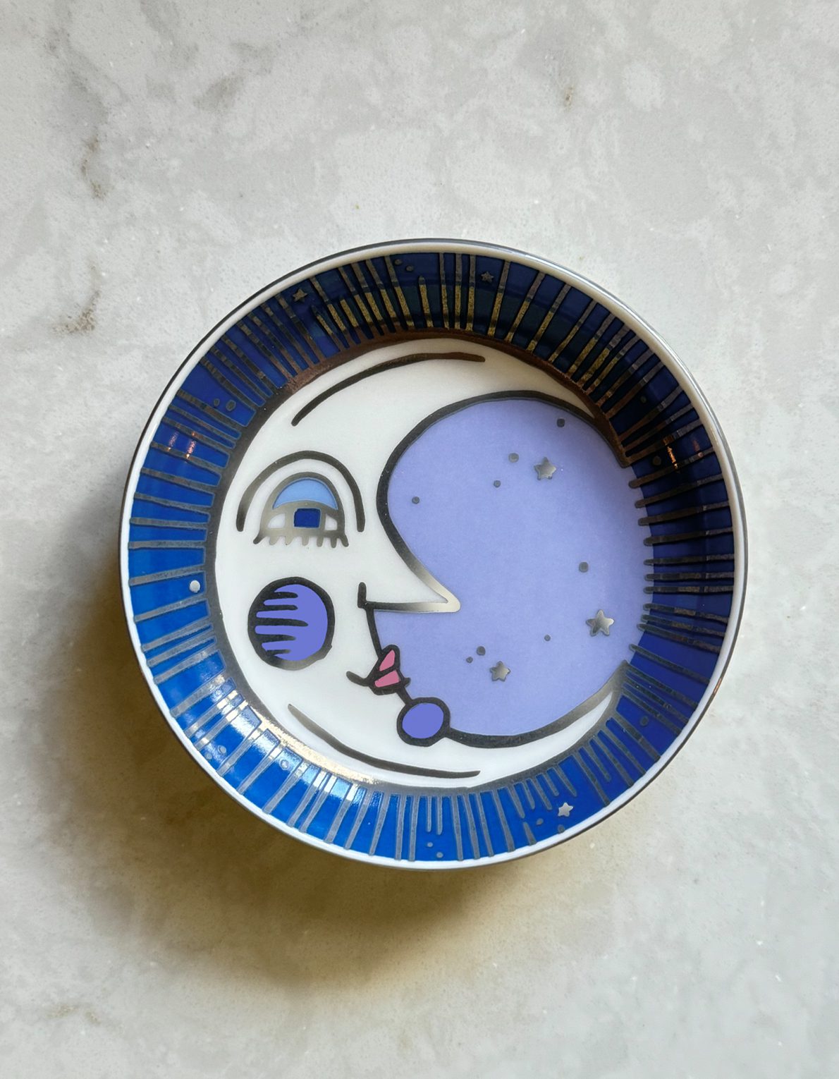 Porcelain Trinket Dish | Moon