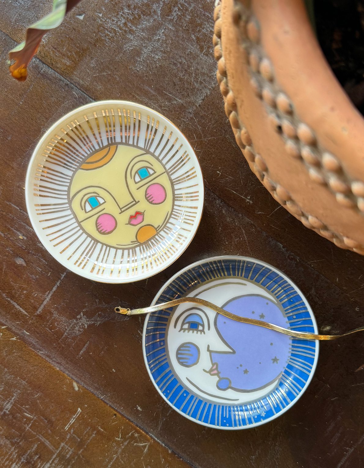 Porcelain Trinket Dish | Moon