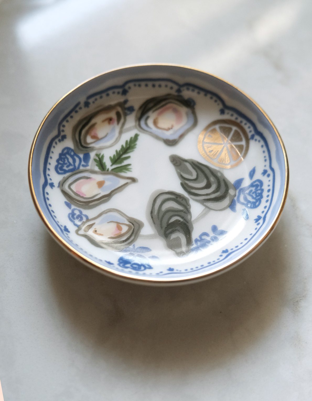 Porcelain Trinket Dish | Oysters