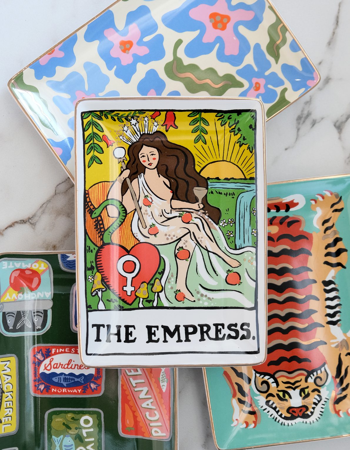 Porcelain Trinket Tray | Empress Tarot
