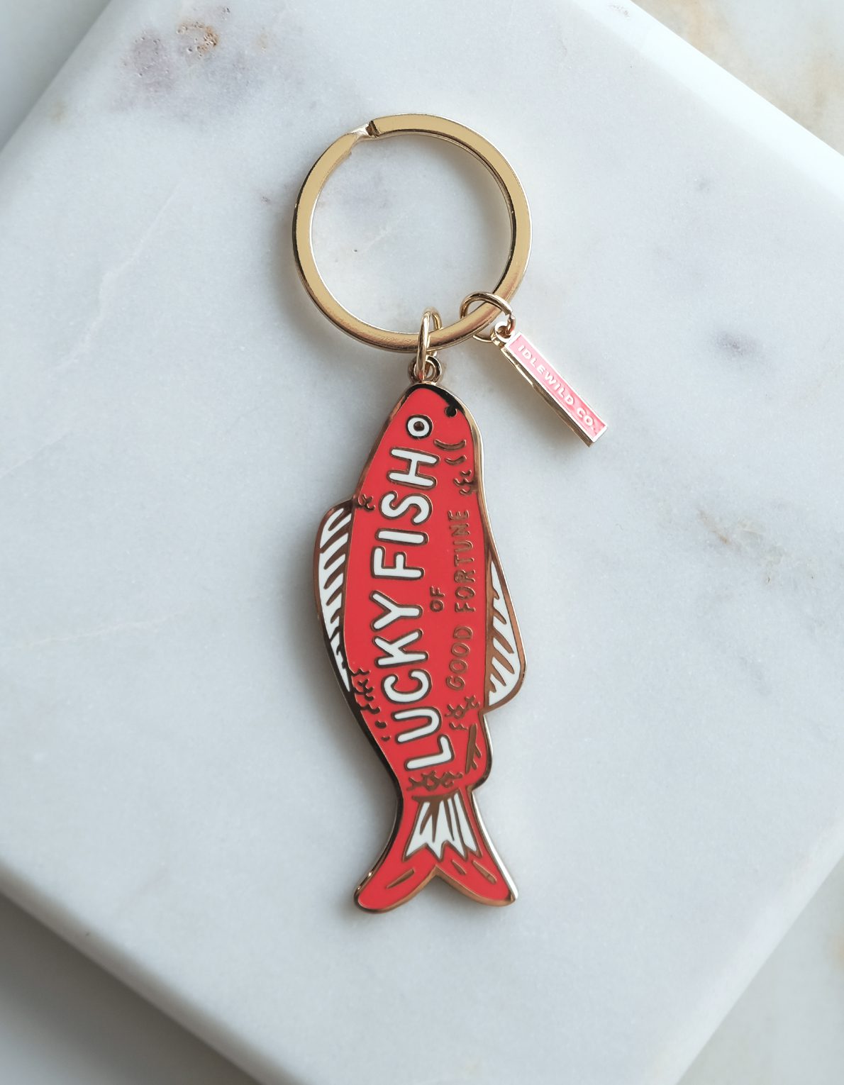 Enamel Keychain | Fortune Fish
