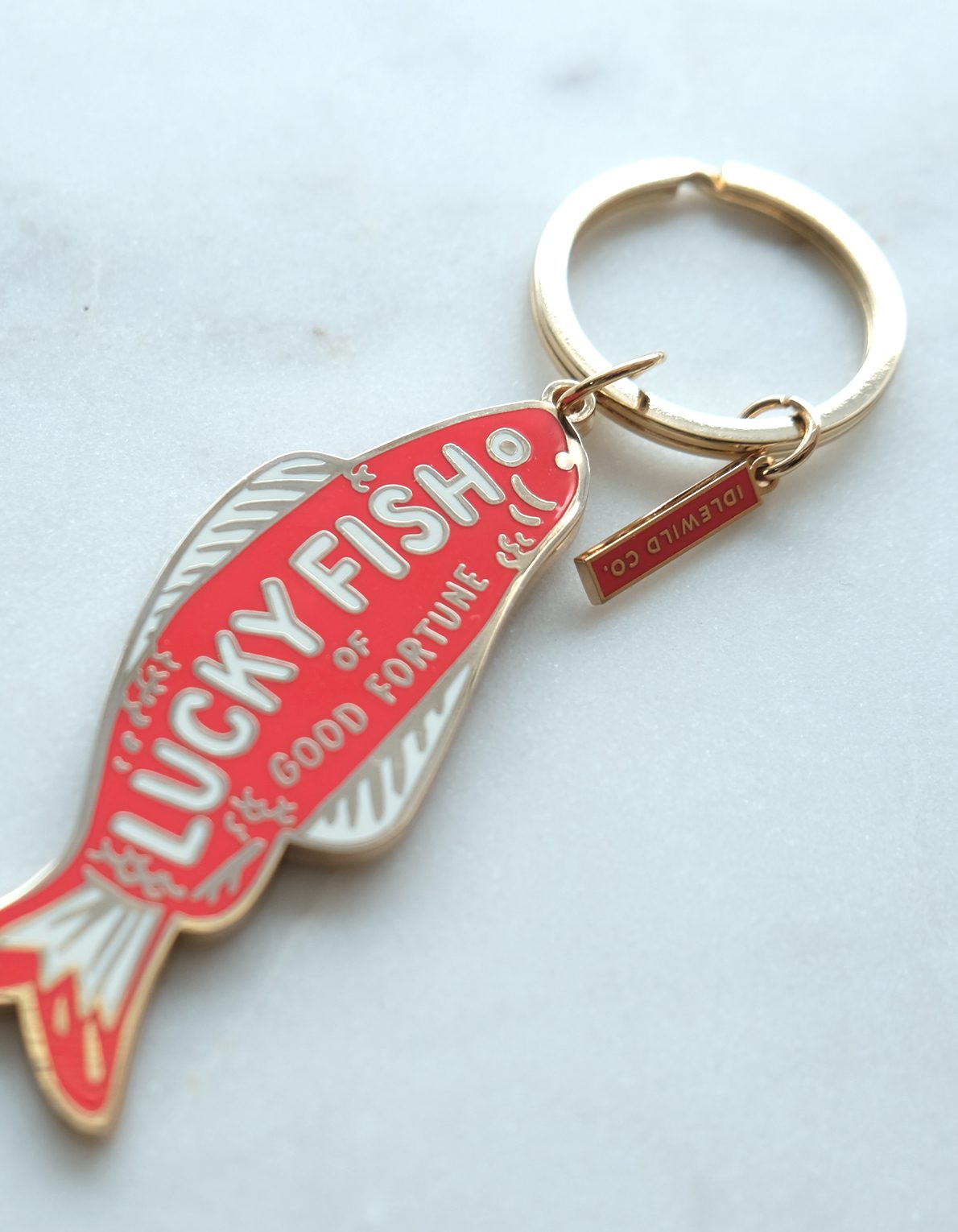 Enamel Keychain | Fortune Fish