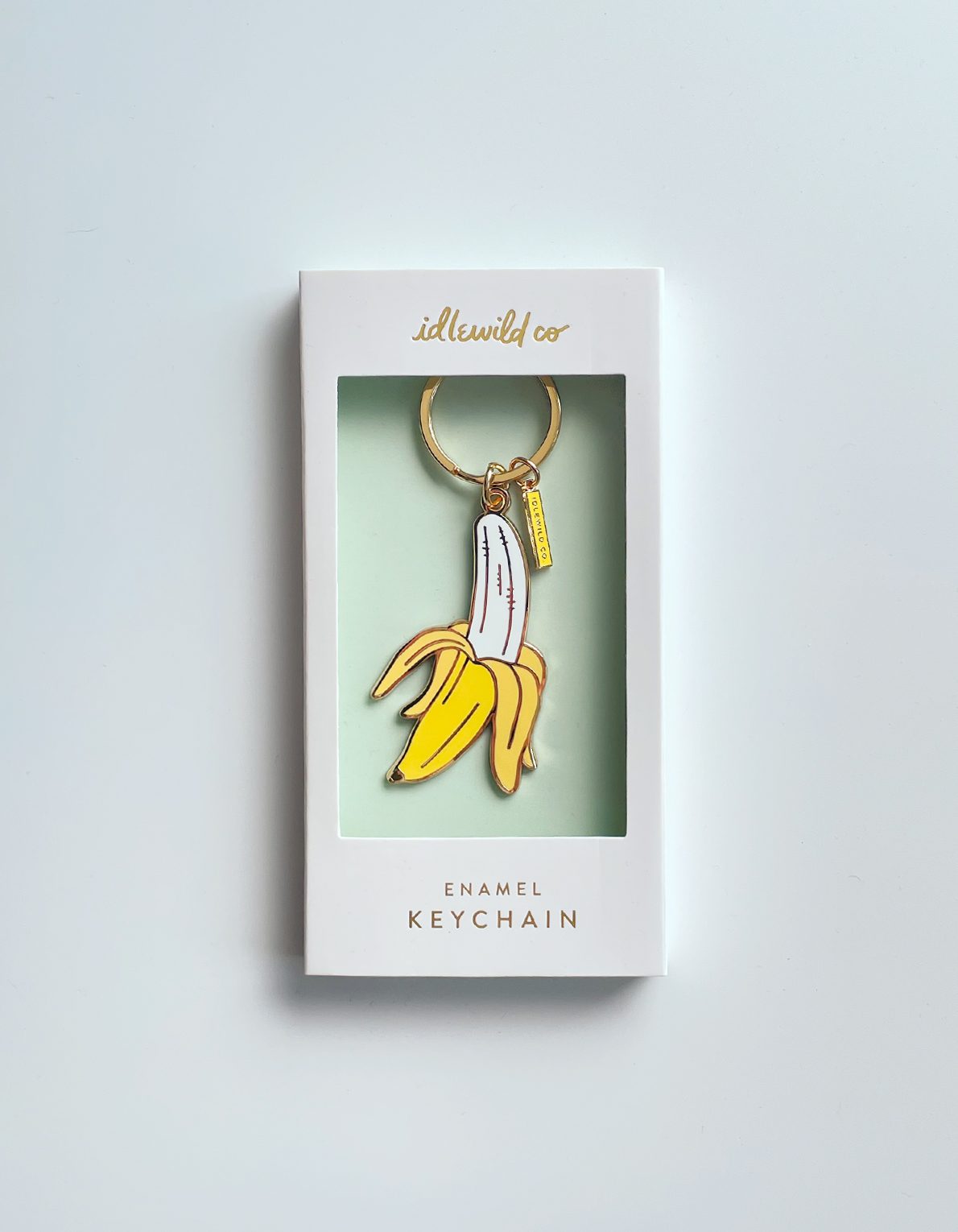 Enamel Keychain | Banana