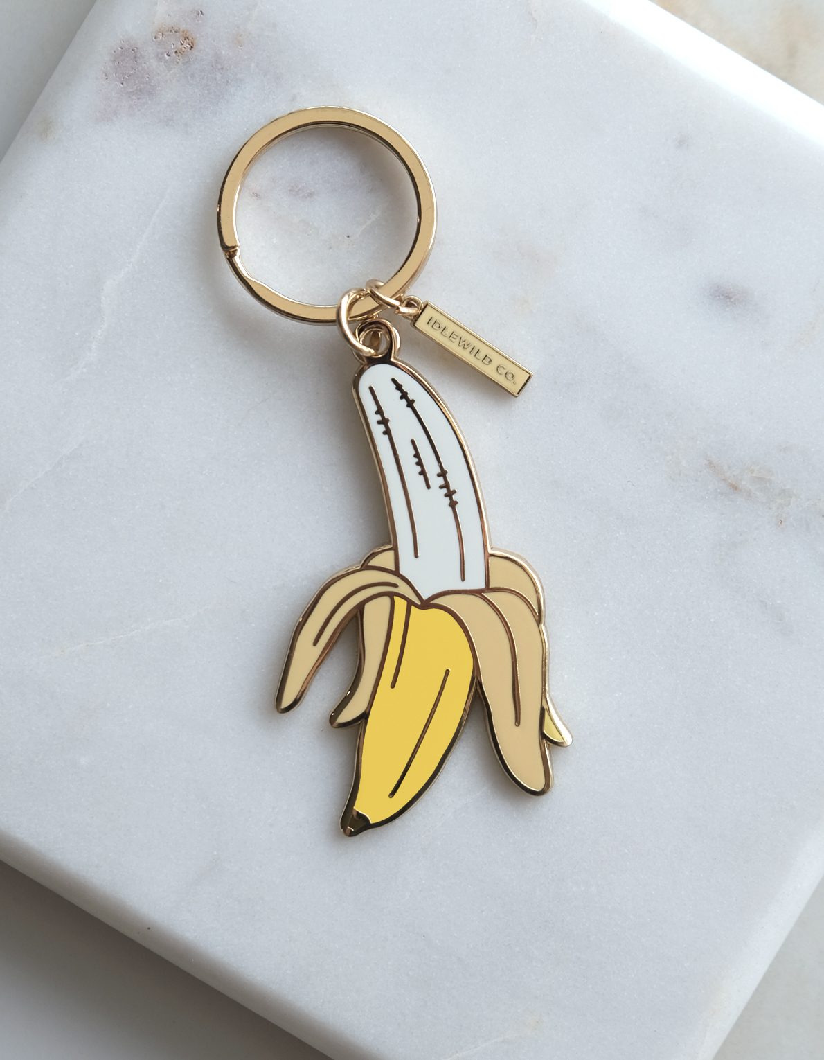 Enamel Keychain | Banana