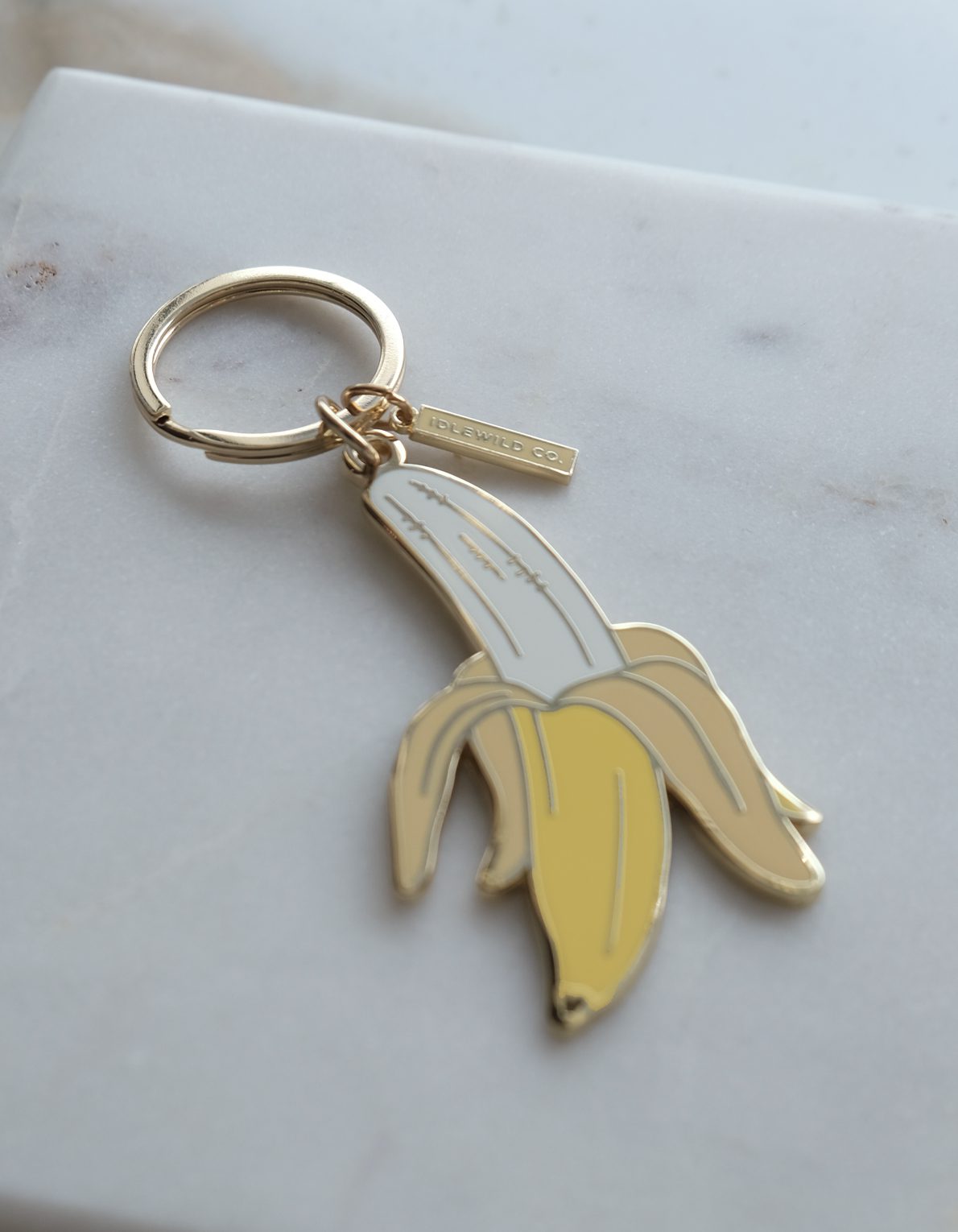 Enamel Keychain | Banana