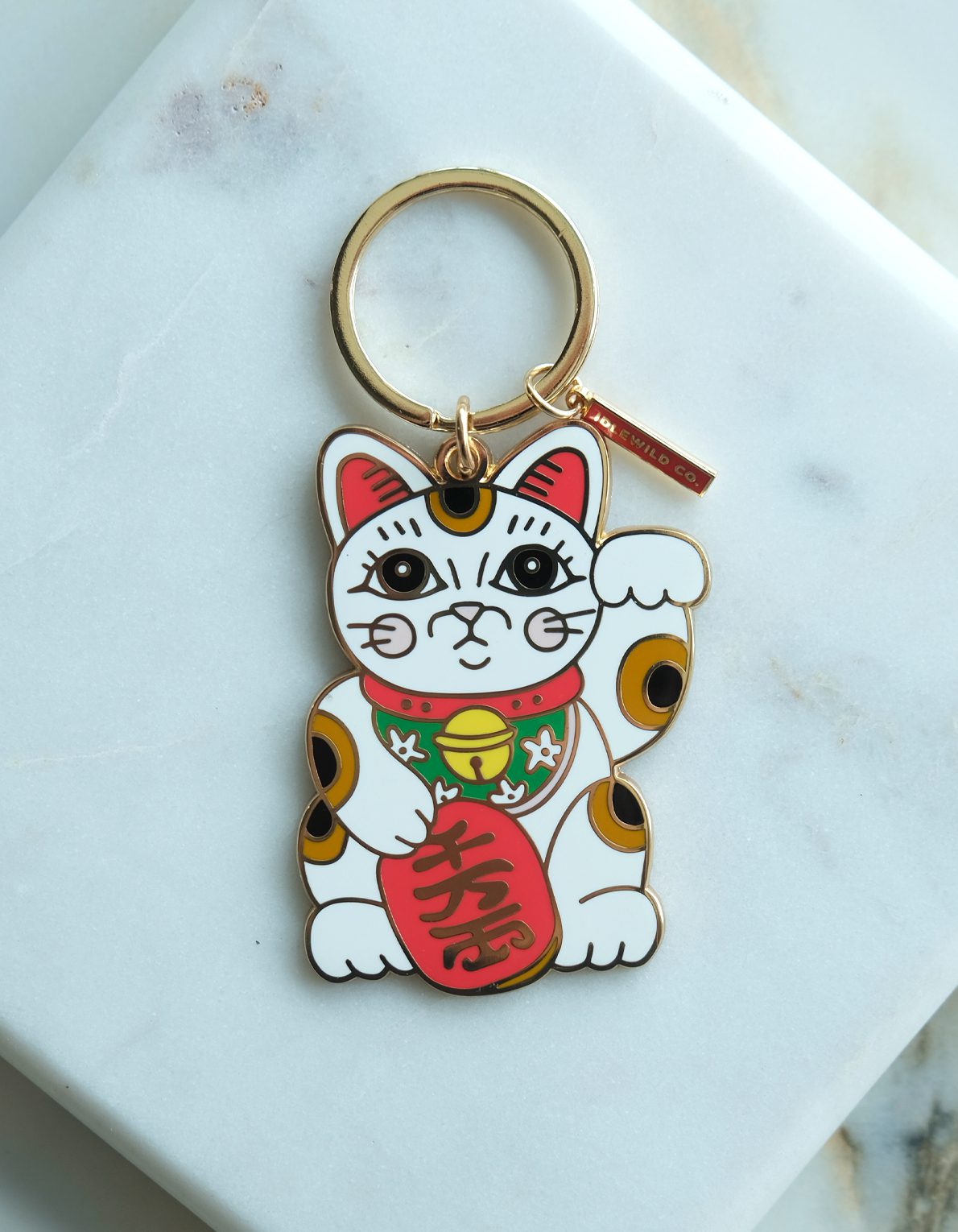 Enamel Keychain | Maneki Neko