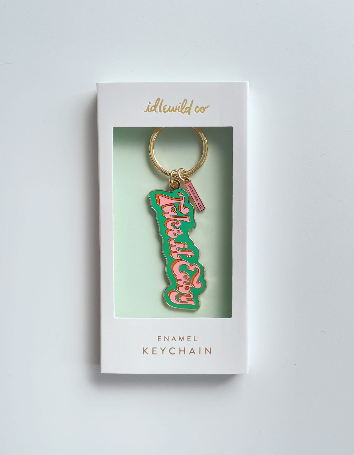 Enamel Keychain | Take It Easy