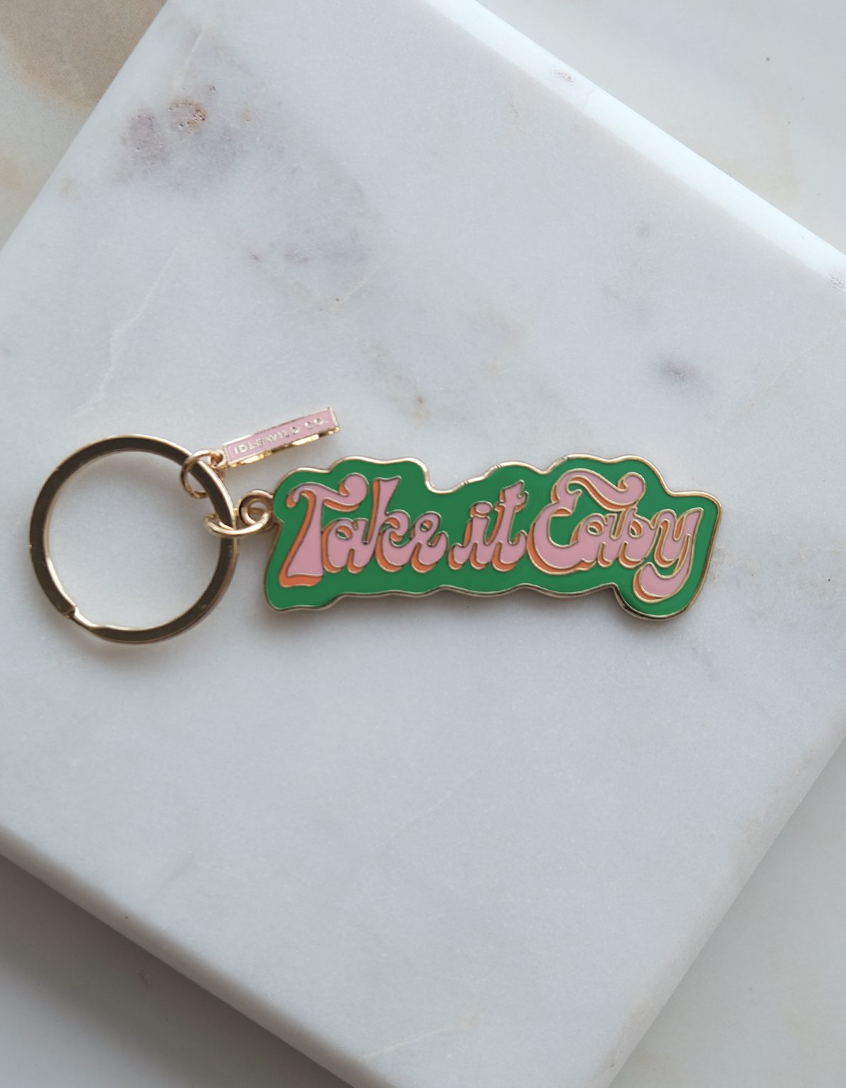 Enamel Keychain | Take It Easy