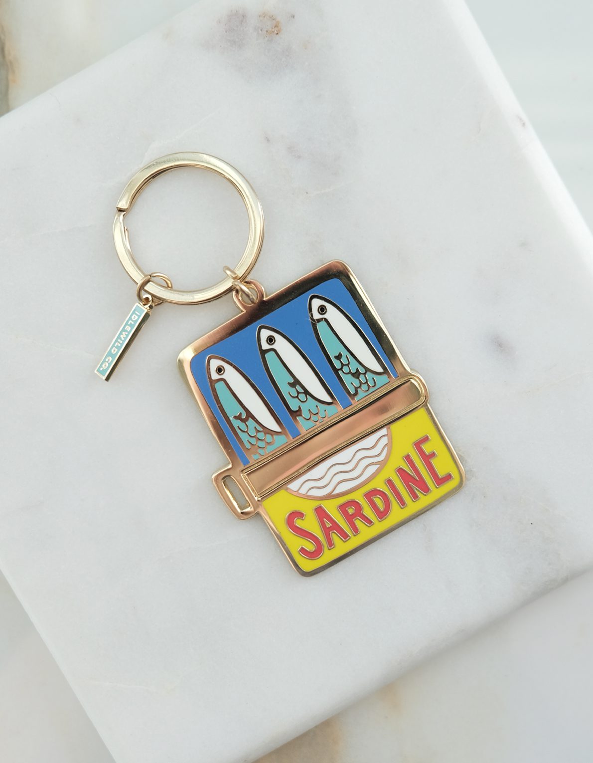 Enamel Keychain | Tinned Fish