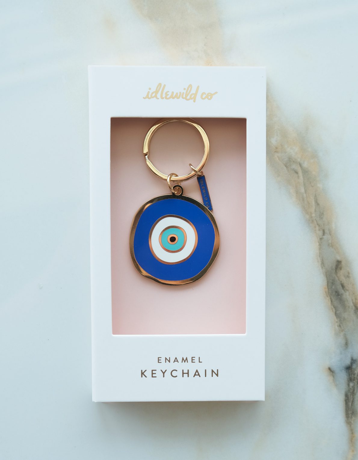 Enamel Keychain | Evil Eye