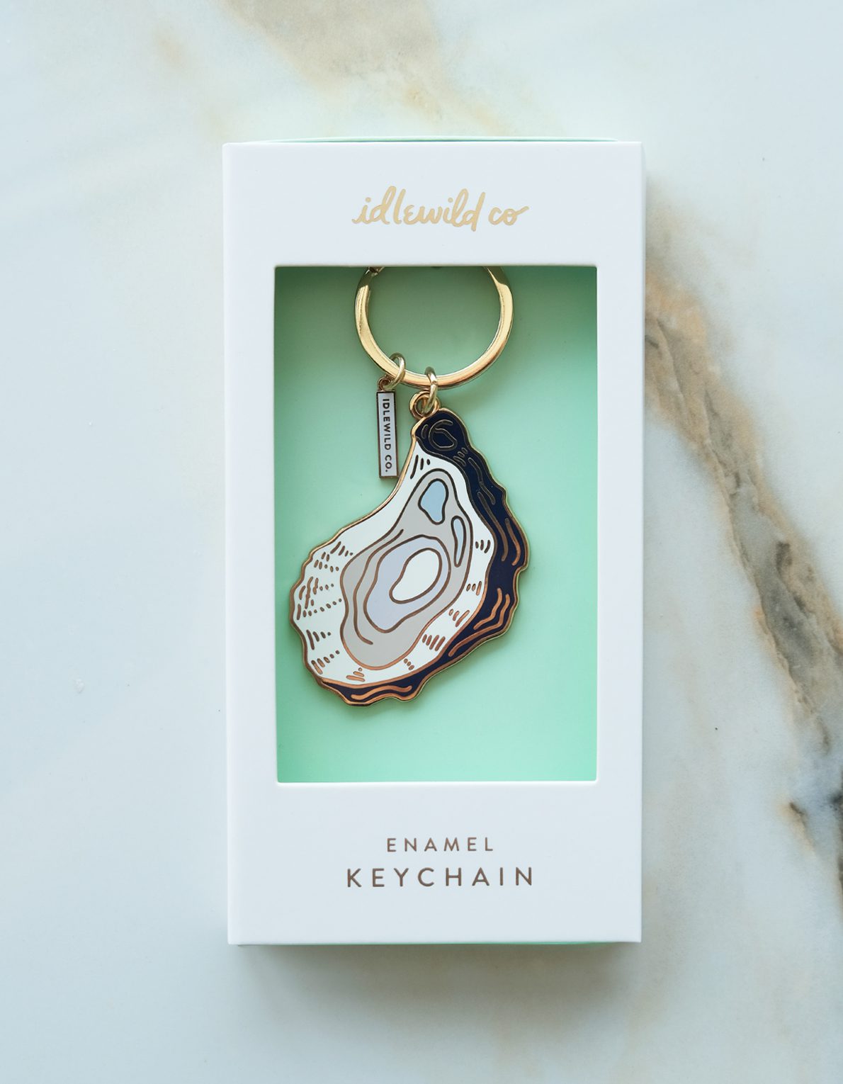 Enamel Keychain | Oyster