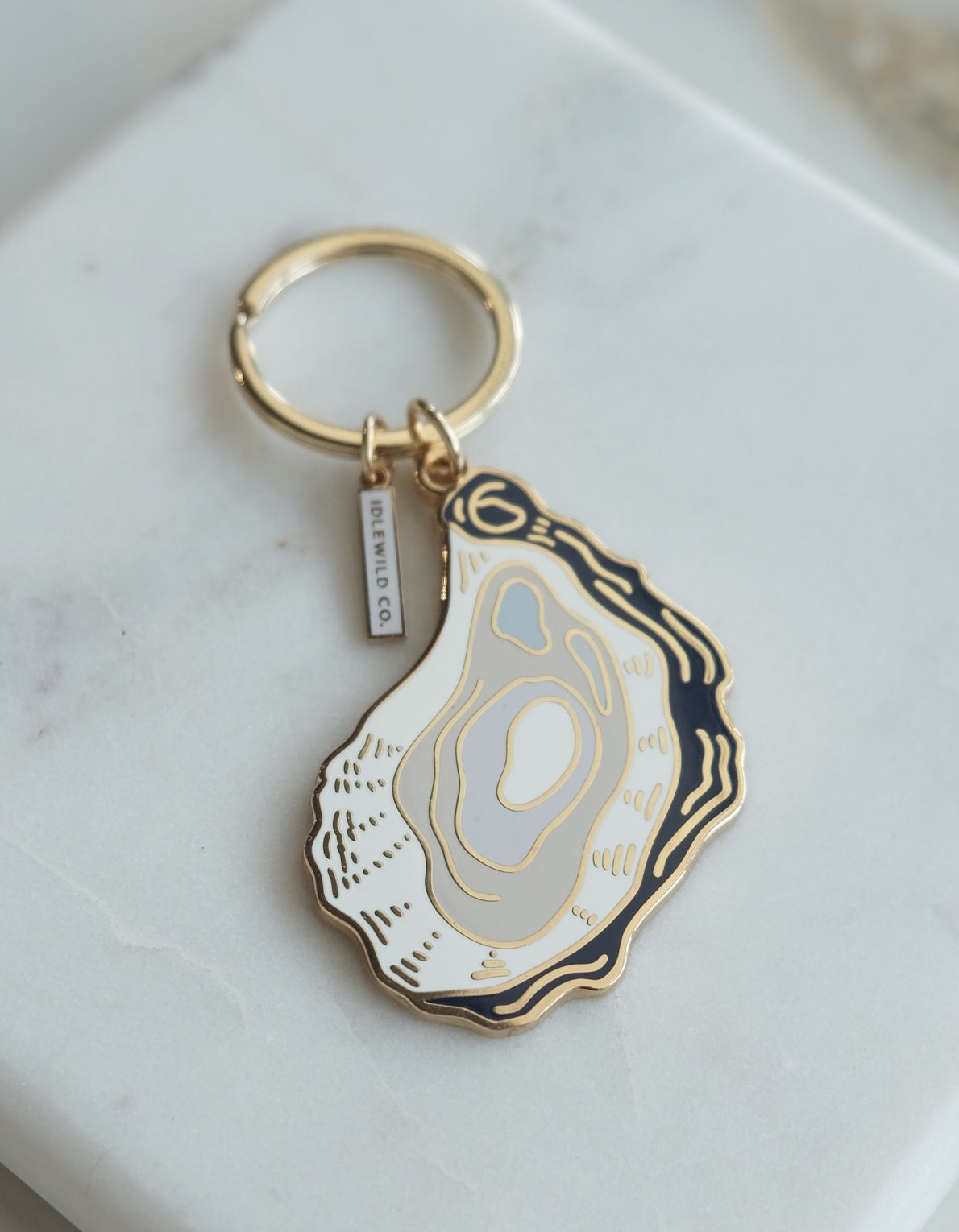 Enamel Keychain | Oyster