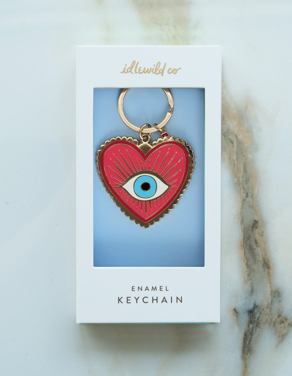 Enamel Keychain | Mind's Eye Heart