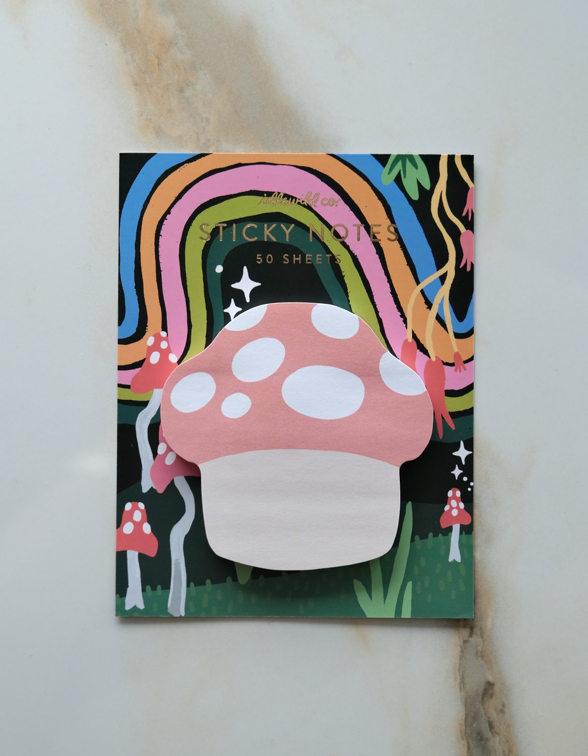 Die-Cut Sticky Note Pad | Mushroom