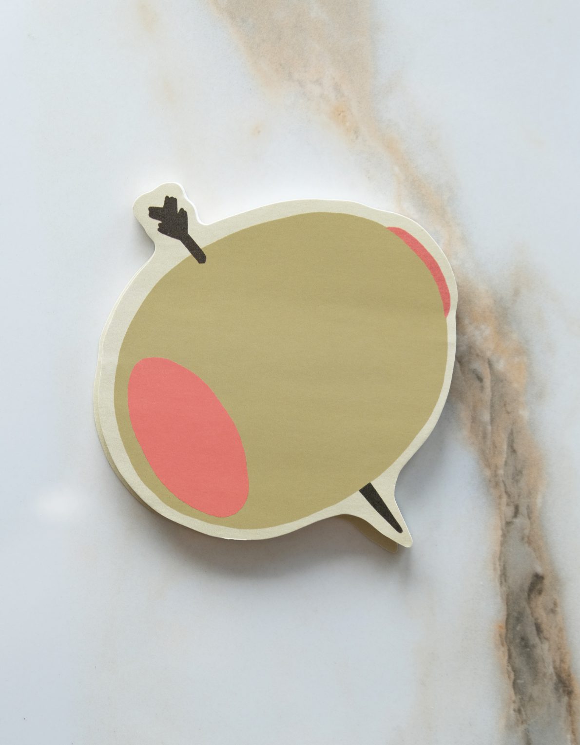 Die-Cut Sticky Note Pad | Olive