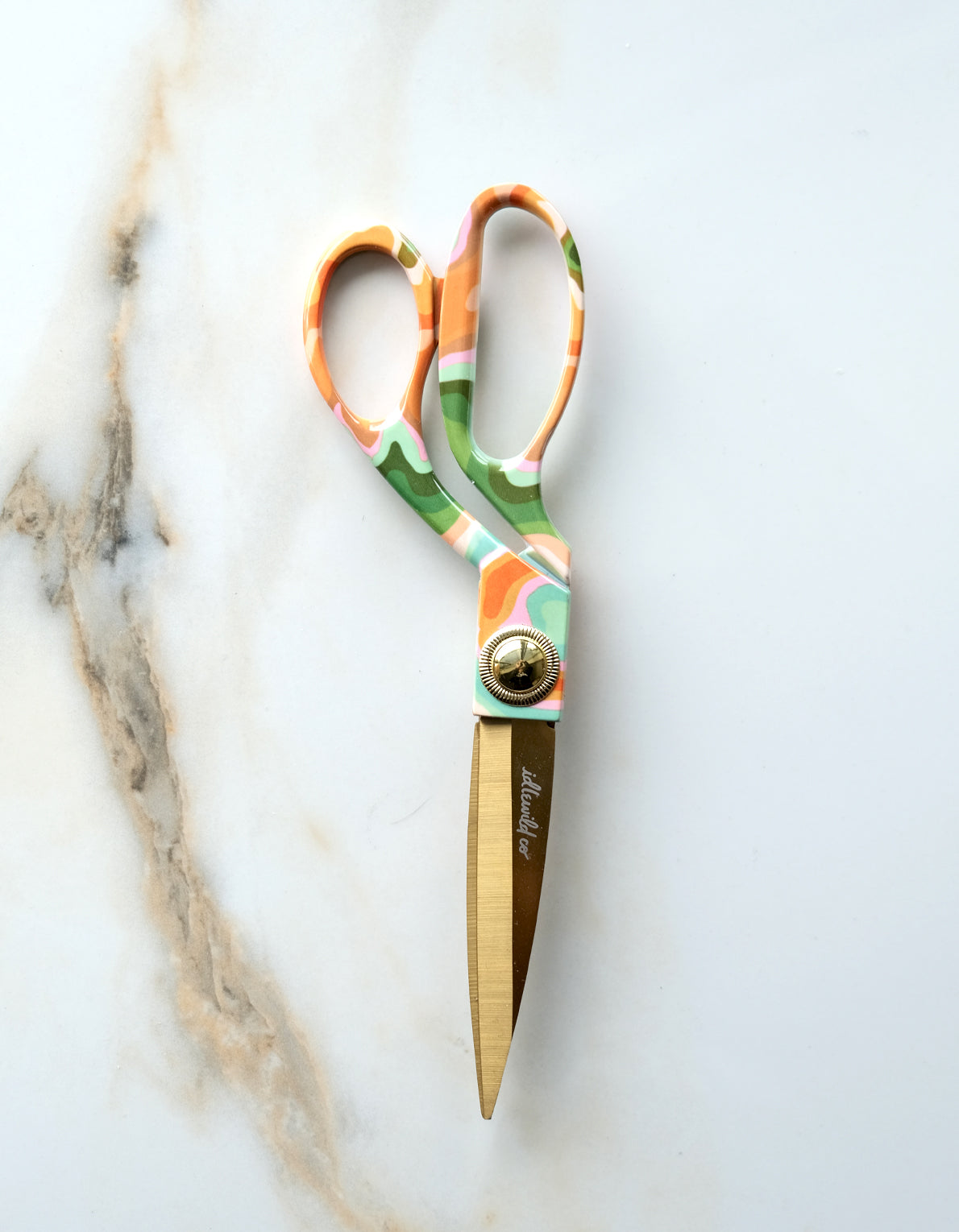 Designer Scissors | Marbled Rainbow