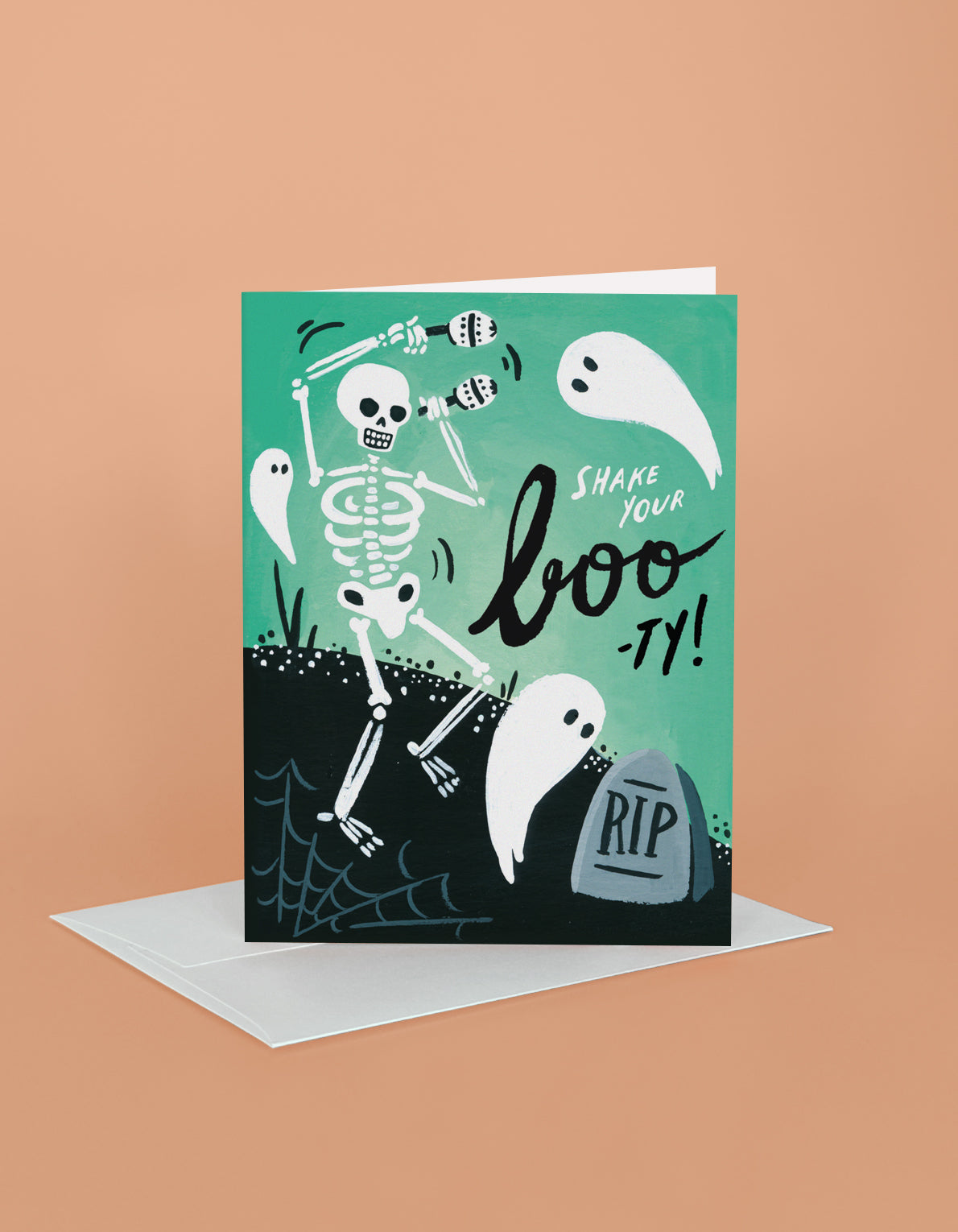 Halloween Greeting Card | Shake Your Boo-Ty!