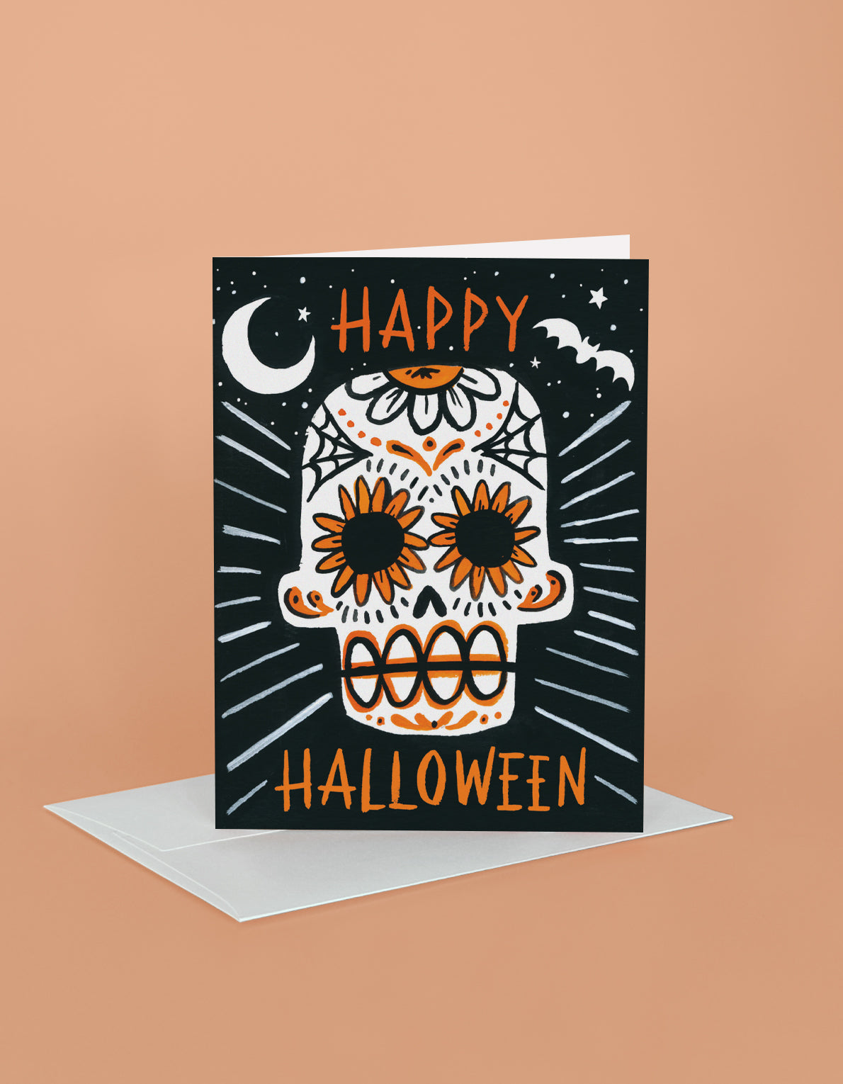 Halloween Greeting Card | Sugar Skull