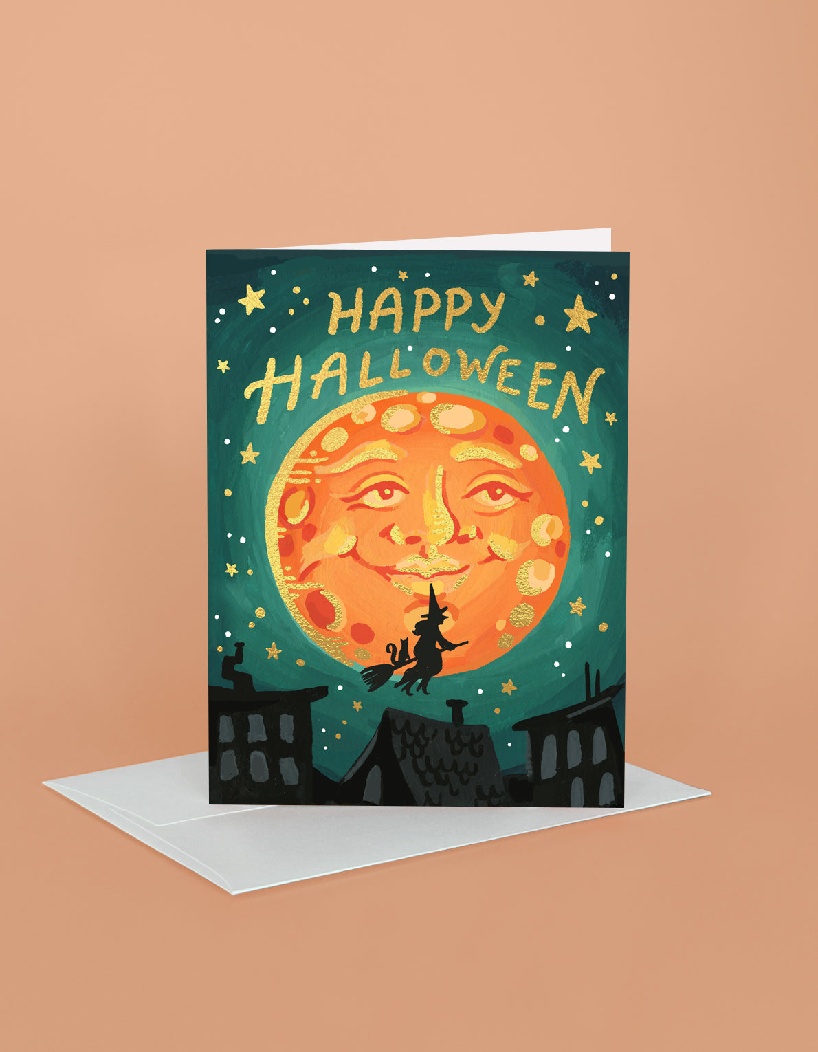 Halloween Greeting Card | Full Moon Halloween