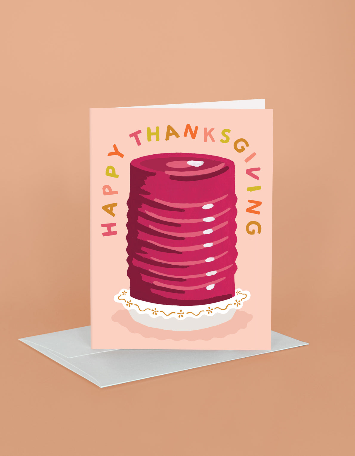 Thanksgiving Greeting Card | Cranberry Jelly