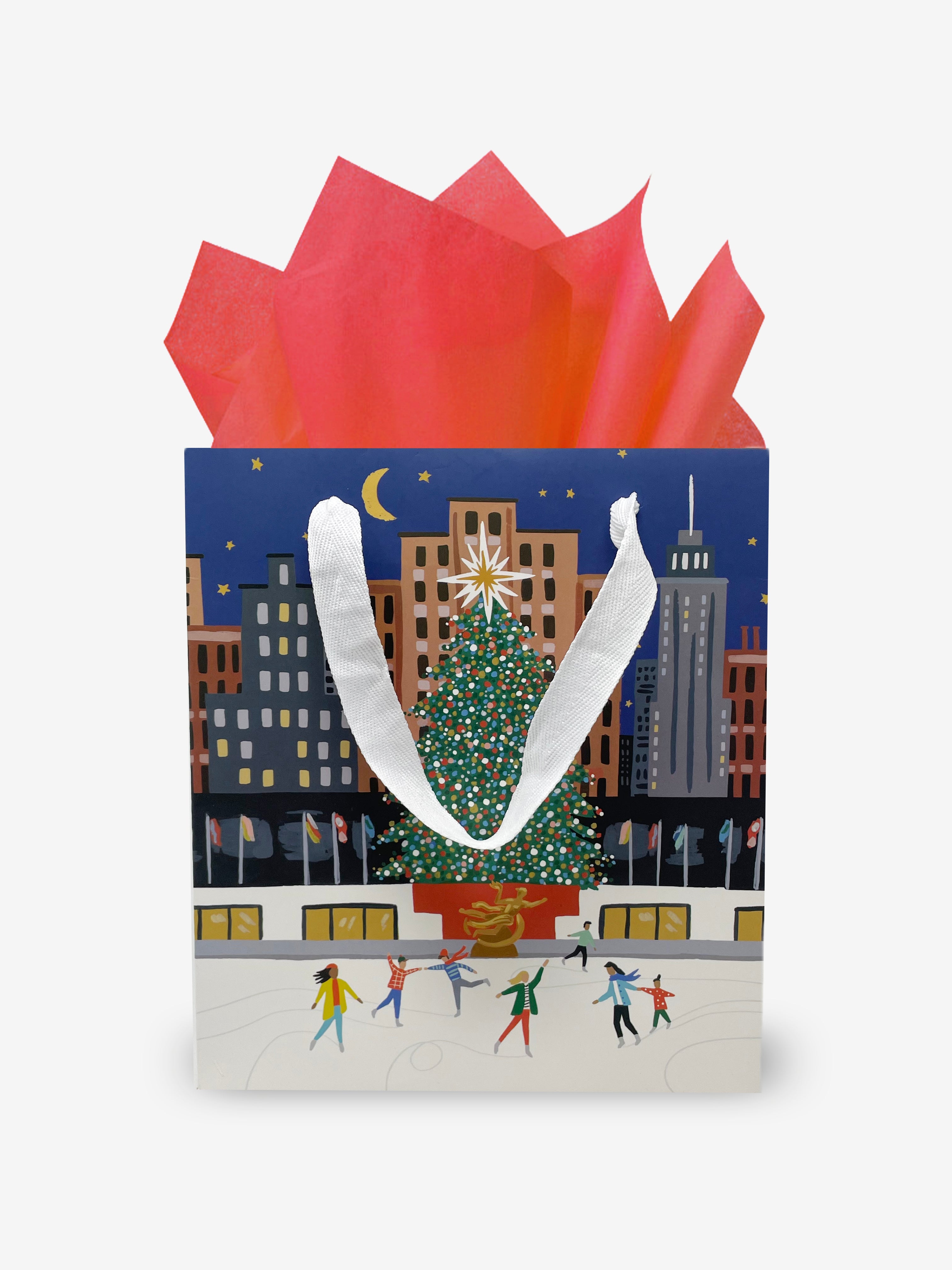 Holiday Gift Bag | Rockefeller Tree