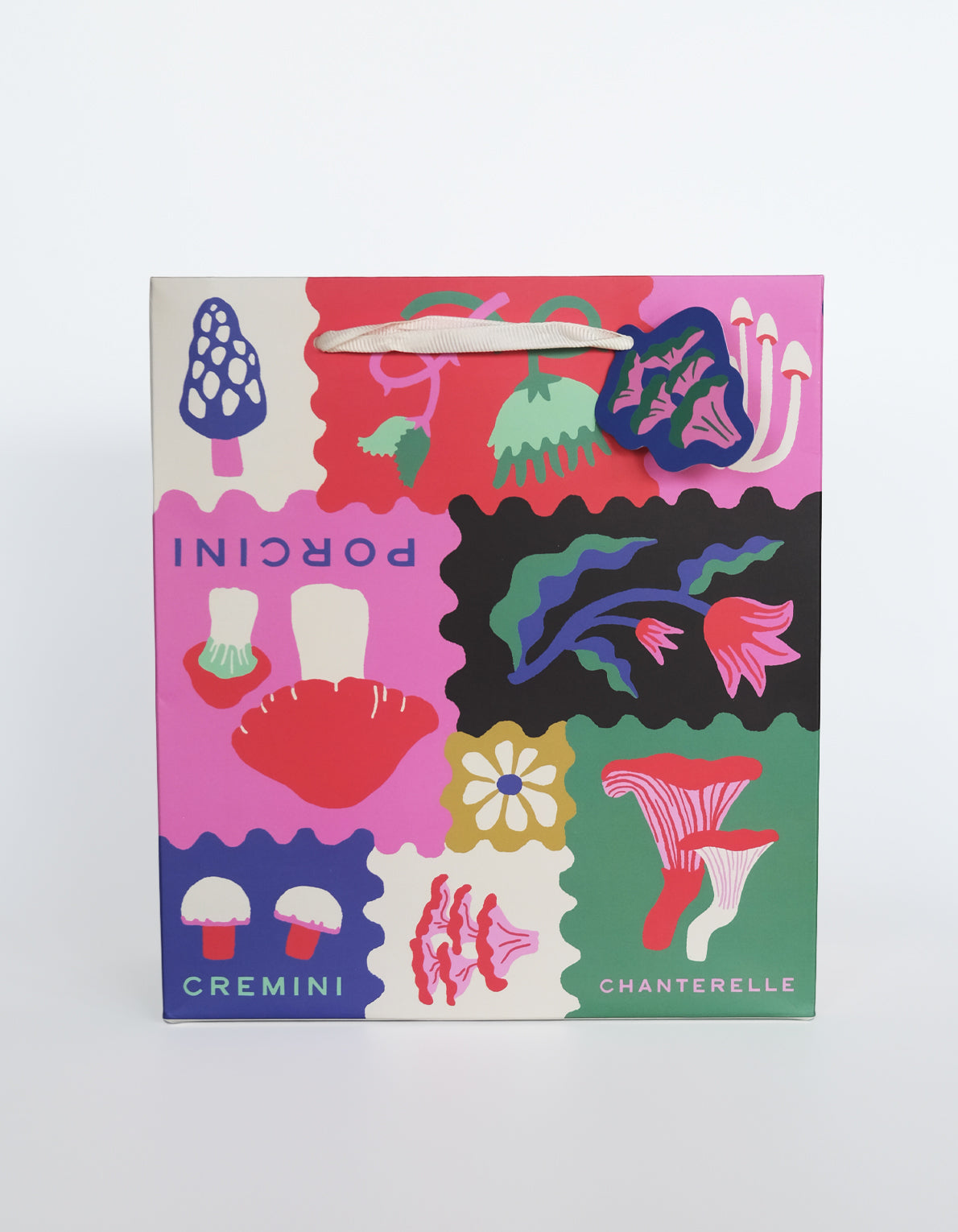 Gift Bag | Patchwork Mushroom