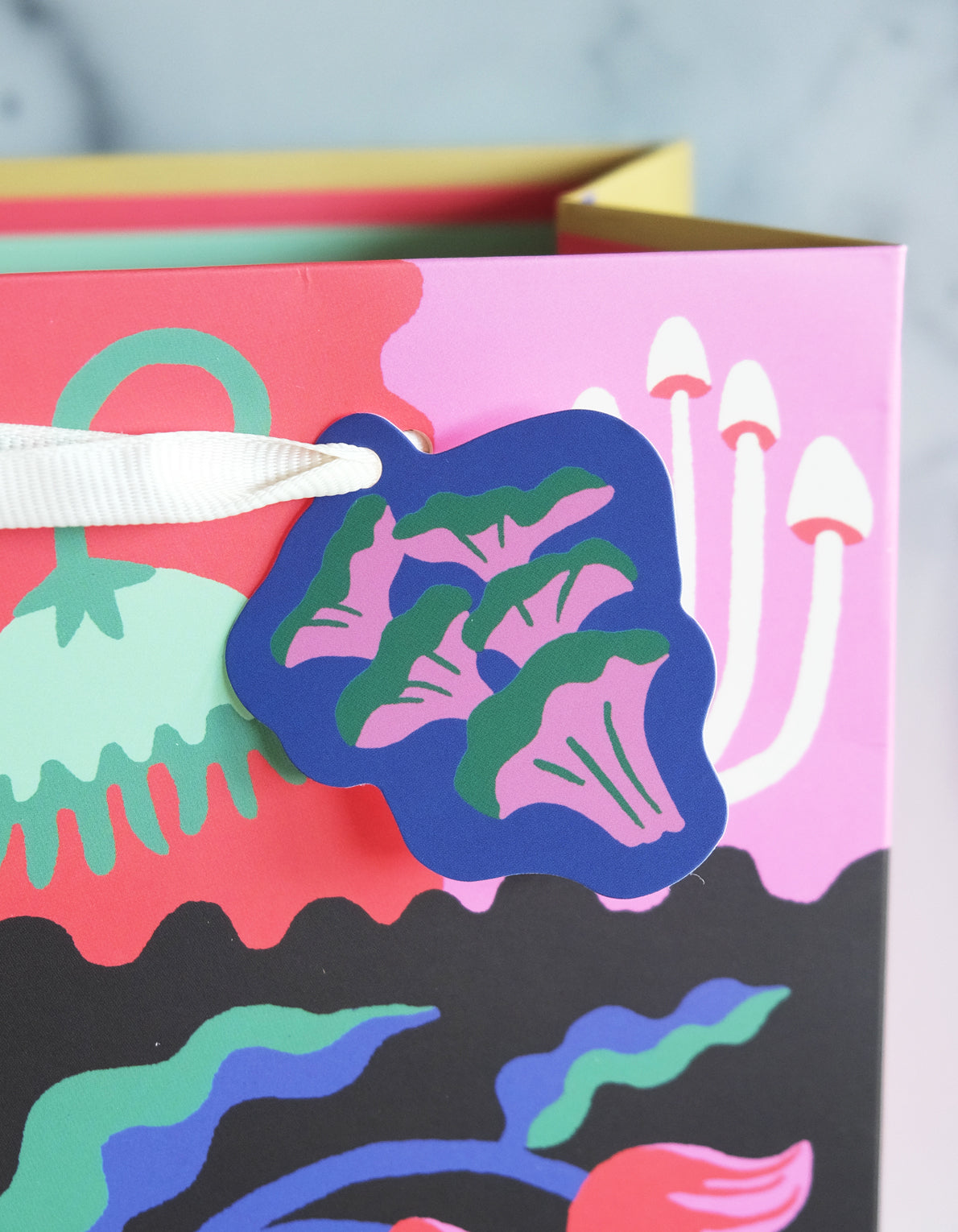 Gift Bag | Patchwork Mushroom