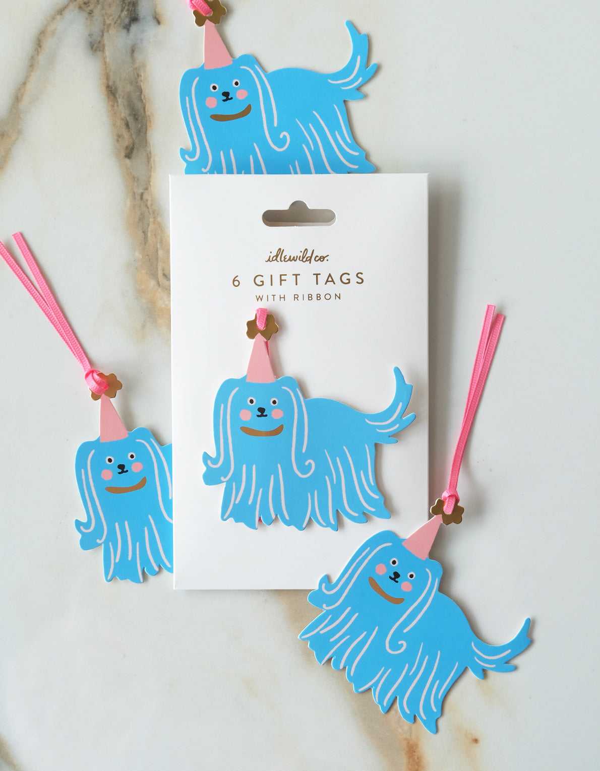 Die-Cut Gift Tag | Party Dog