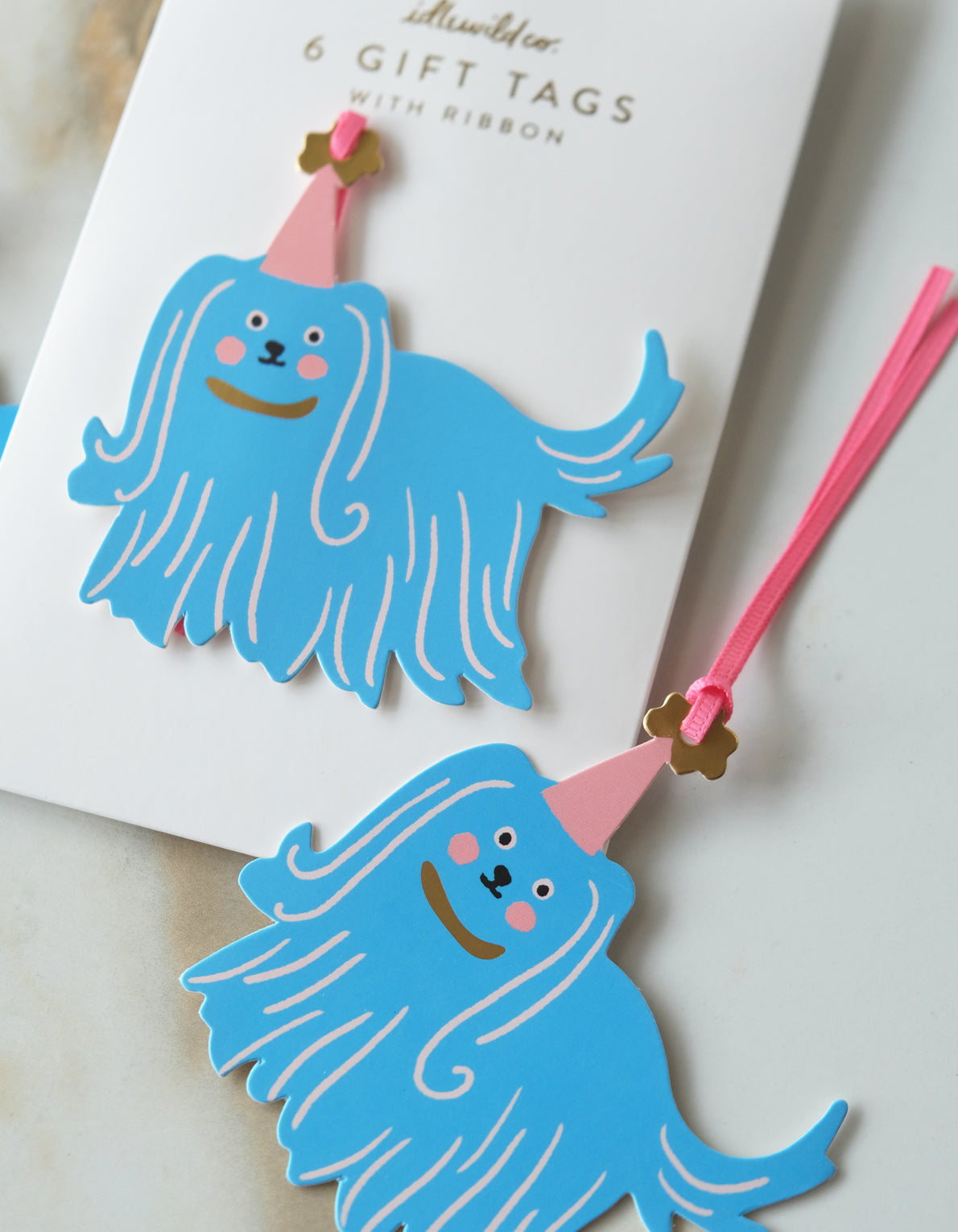 Die-Cut Gift Tag | Party Dog