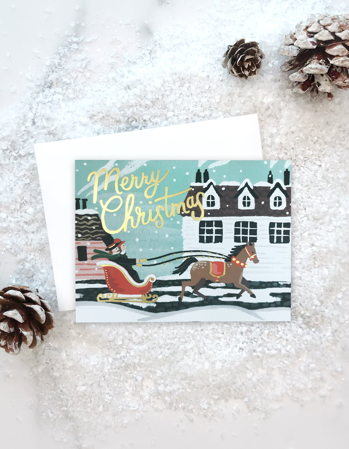Christmas Greeting Card | Sleigh Ride