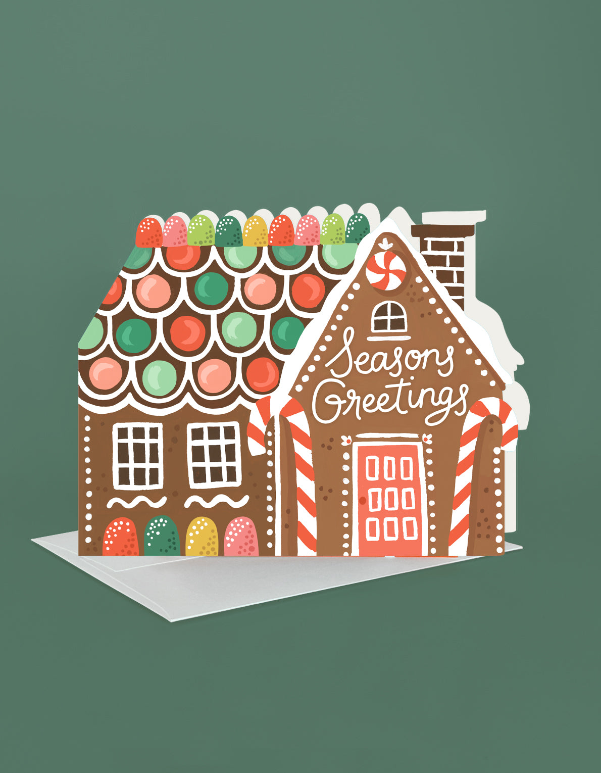 Holiday Greeting Card | Gingerbread House
