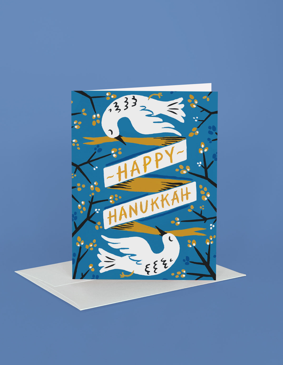 Hanukkah Greeting Card | Doves