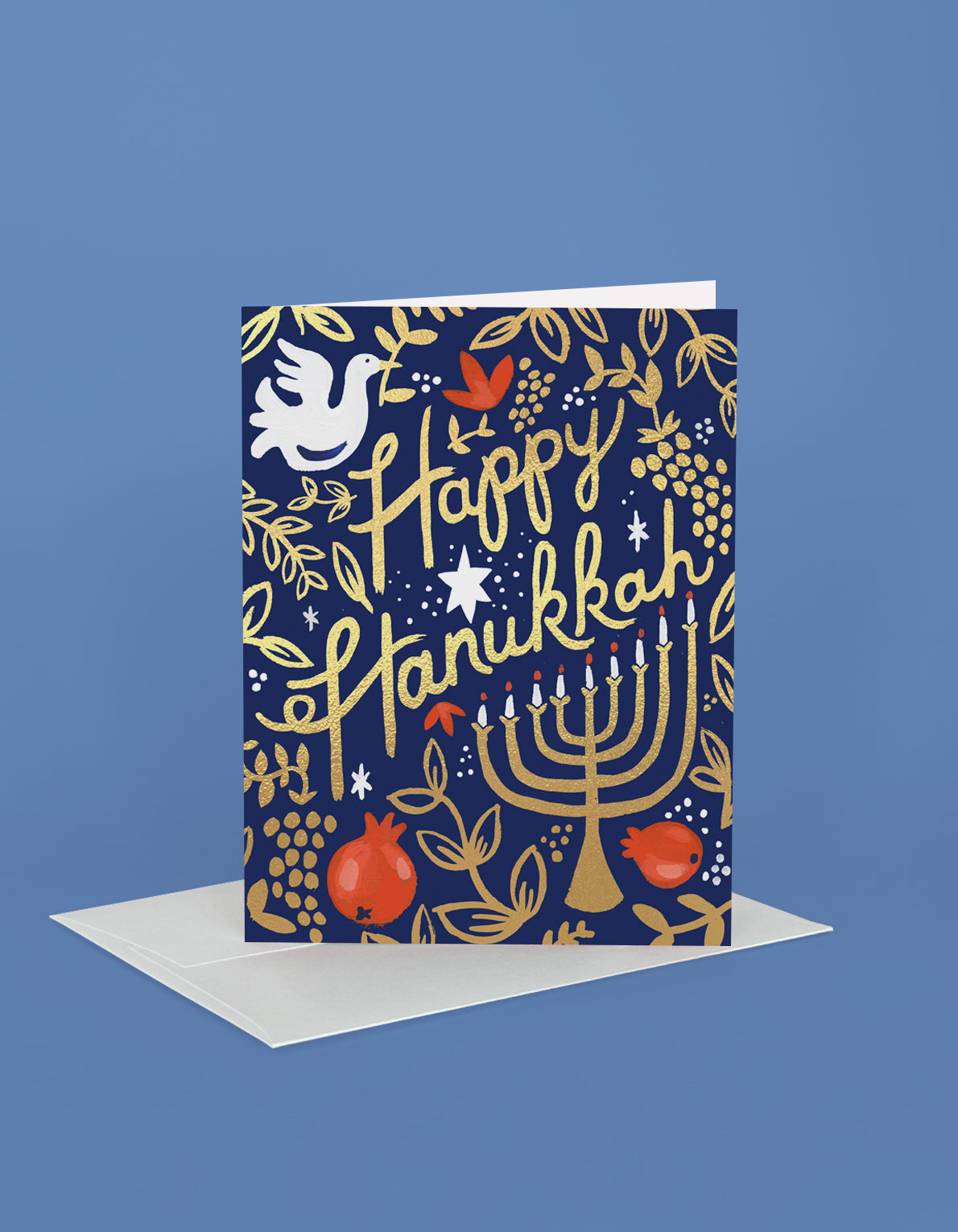 Hanukkah Greeting Card | Pomegranates