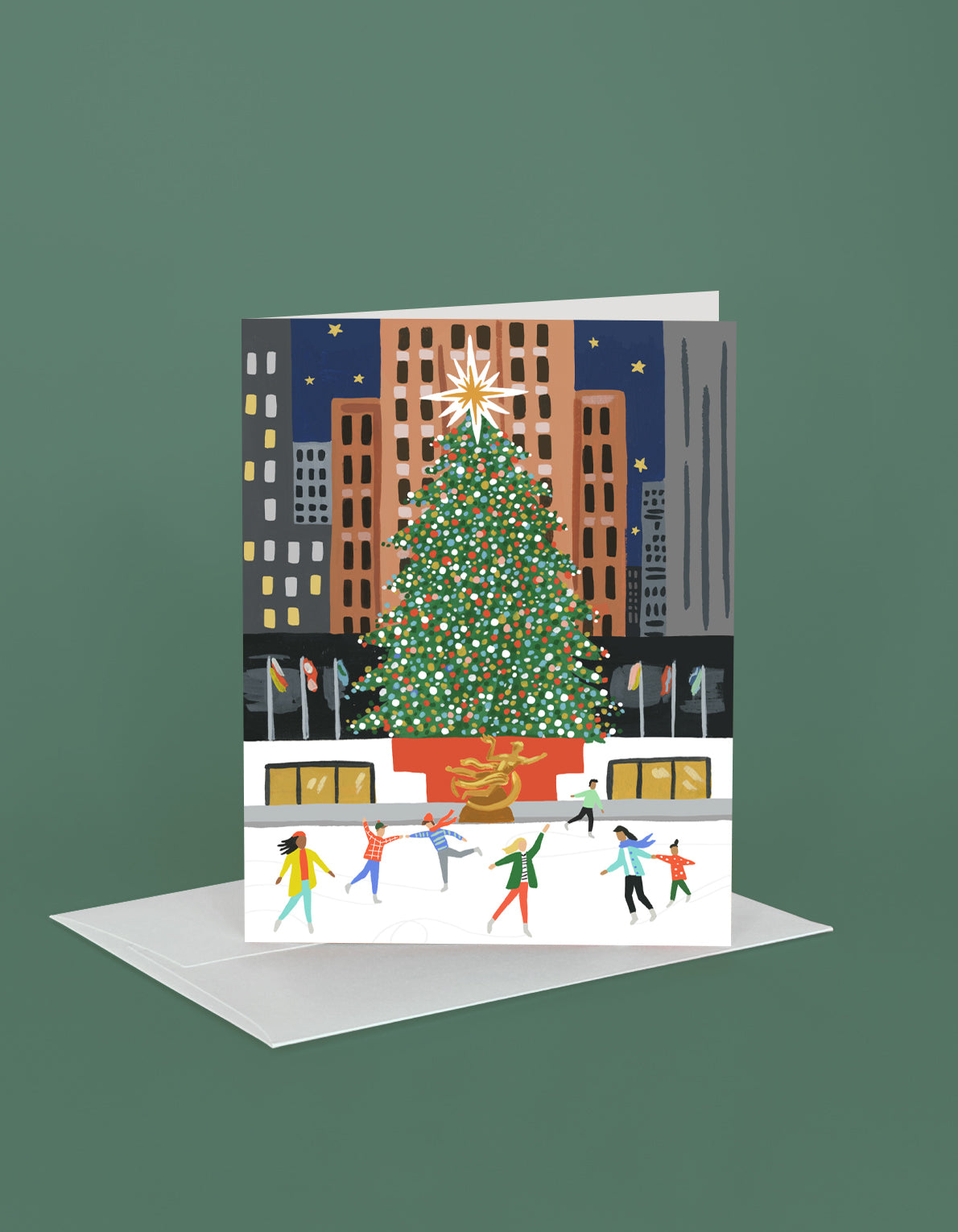 NYC Holiday Greeting Card |  Rockefeller Center