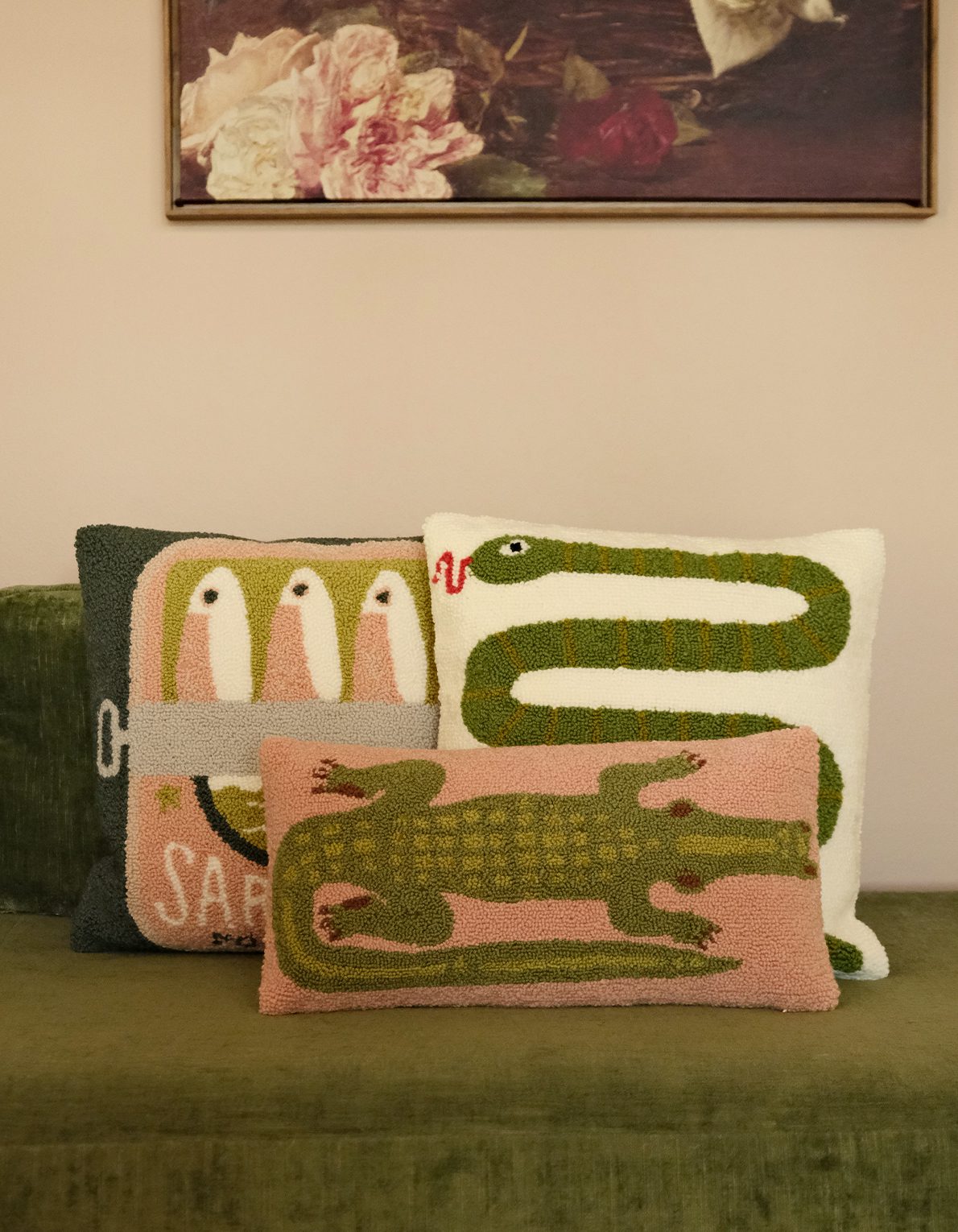 Throw Pillow | Sardines