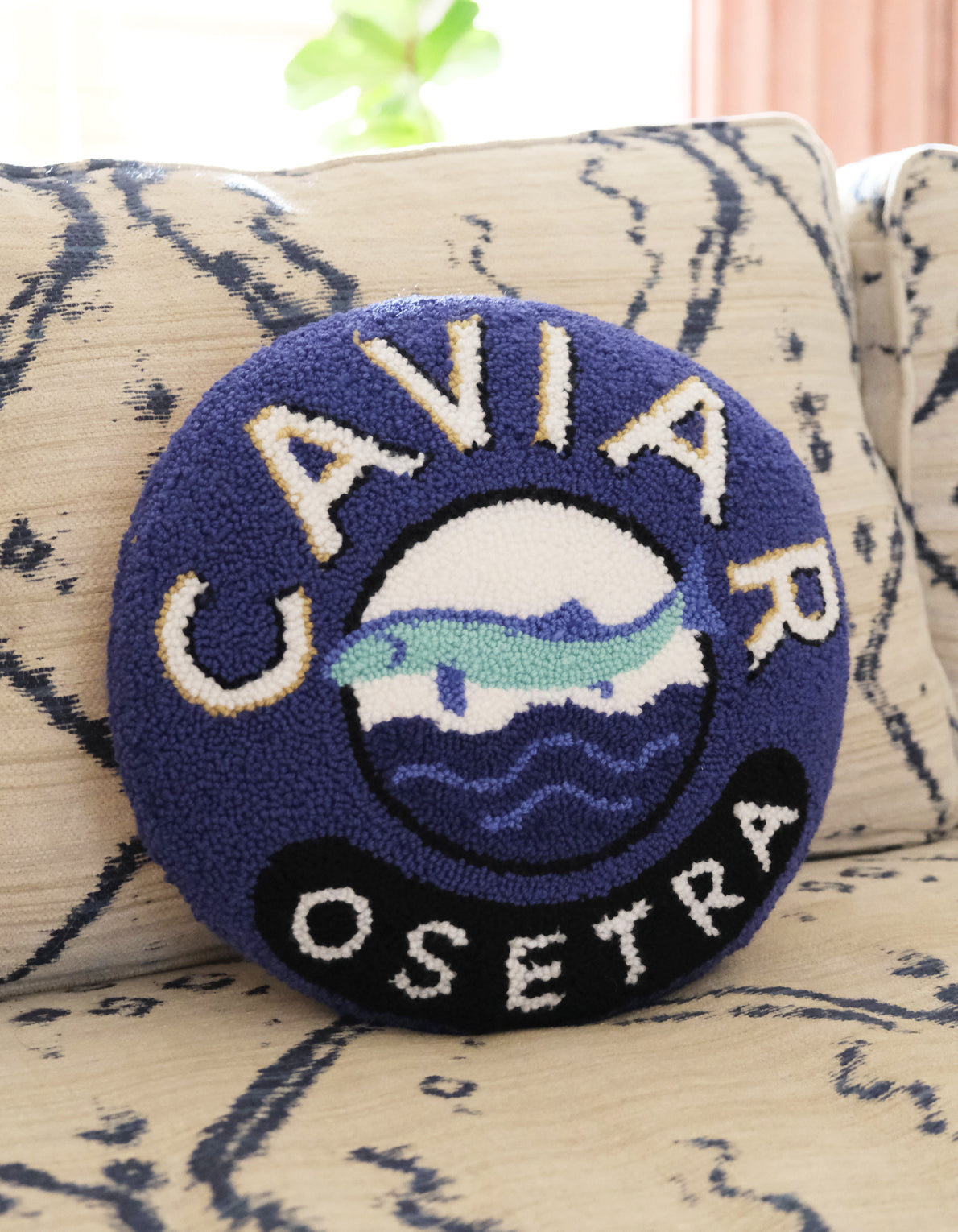 Throw Pillow | Caviar