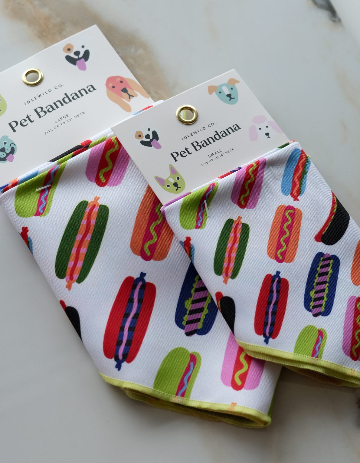 Pet Bandana | Hot Dogs