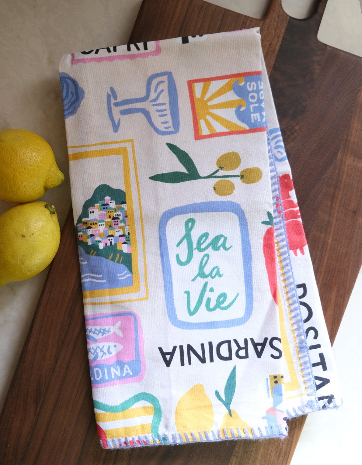 Cotton Tea Towel | Al Fresco