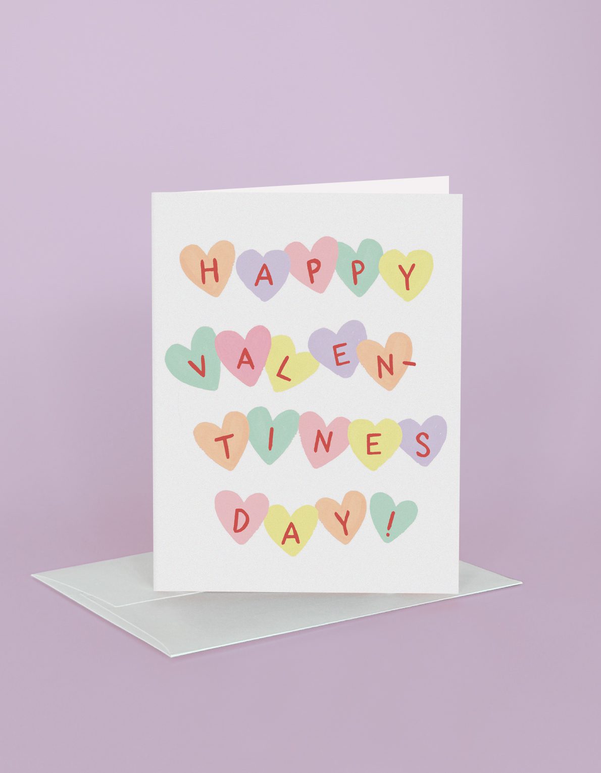 Valentine's Day Greeting Card | Conversation Hearts
