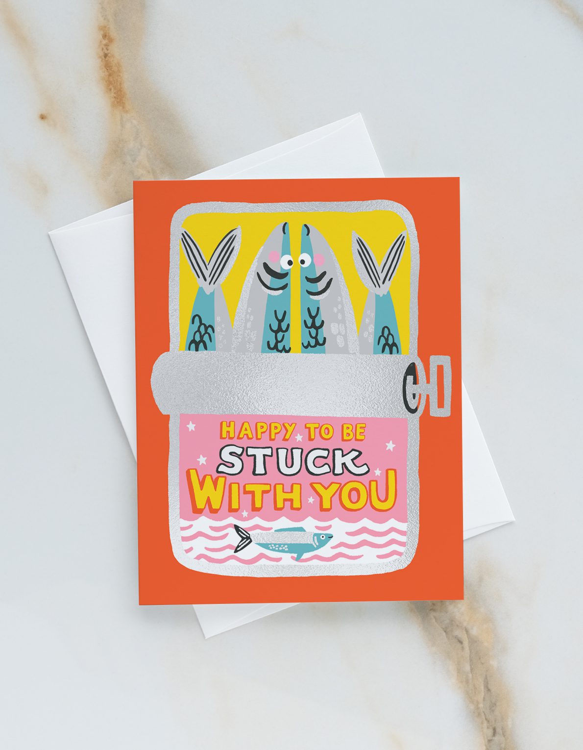 Love Greeting Card | Stuck with You Sardines